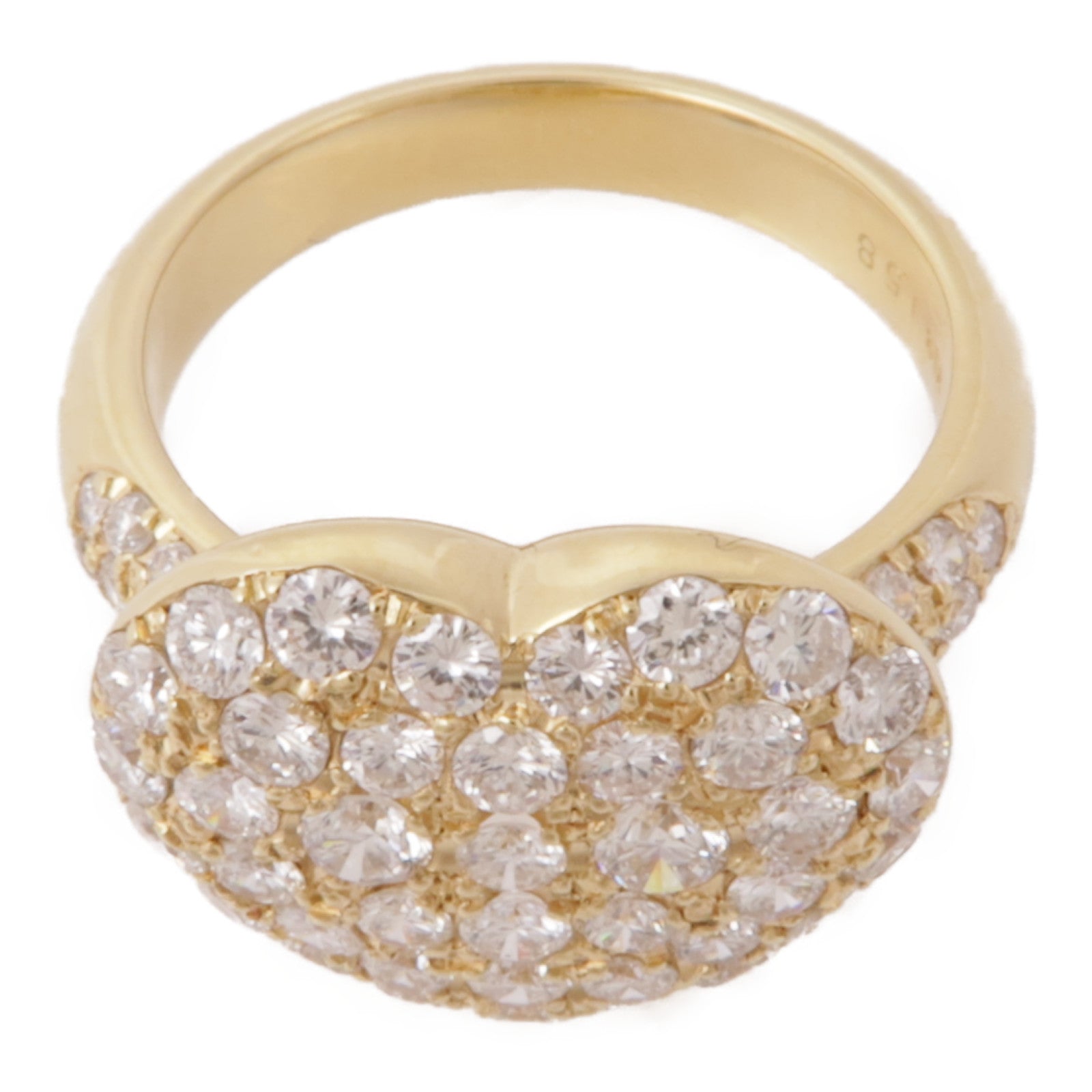 JEWELRY Diamond Ring US#6.5 18K Yellow Gold
