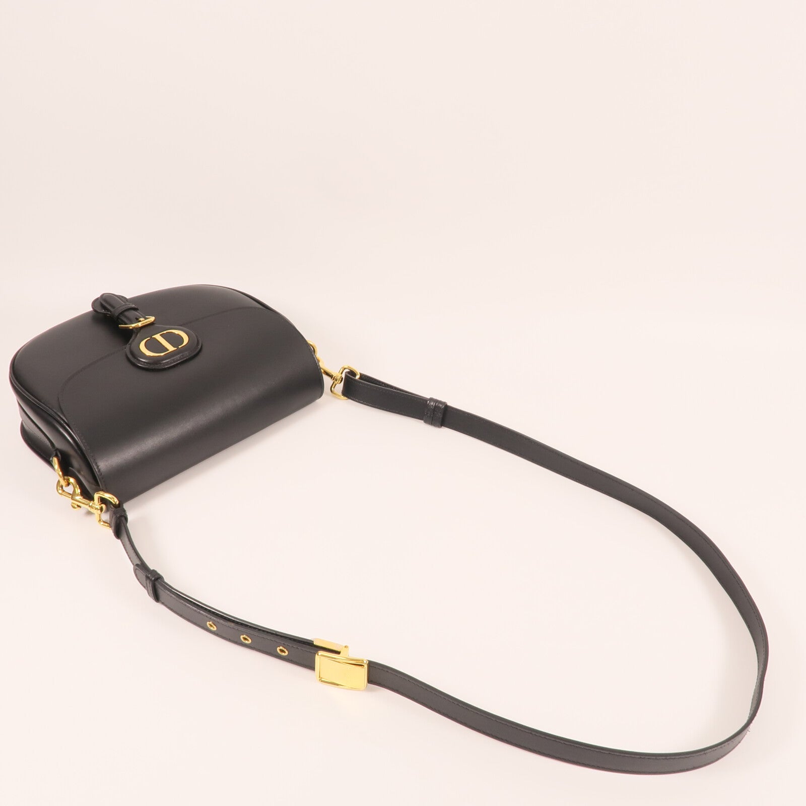 Dior 【激減優惠】牛皮皮革Bobby Medium金扣肩背袋