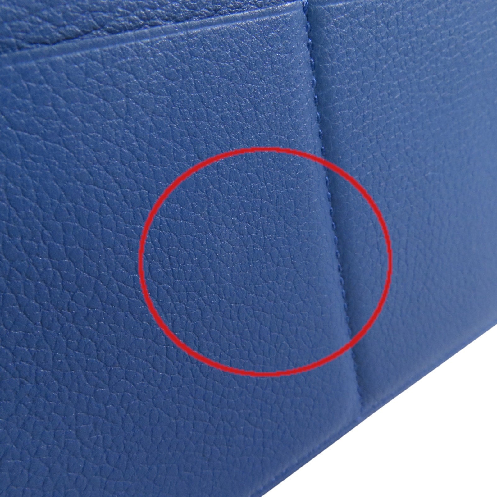 HERMES Evercolor皮革Passant Logue Wallet銀扣長錢包