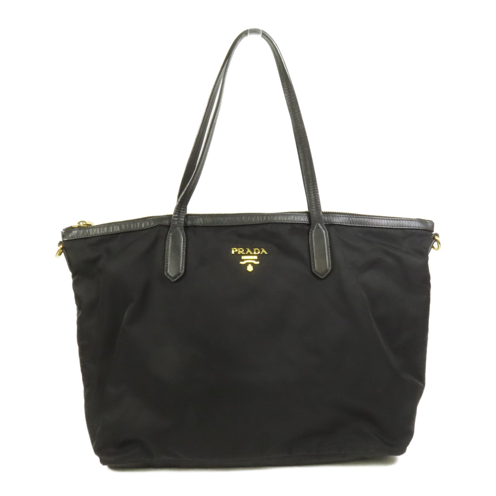 PRADA 尼龍Shoulder Bag金扣肩背袋
