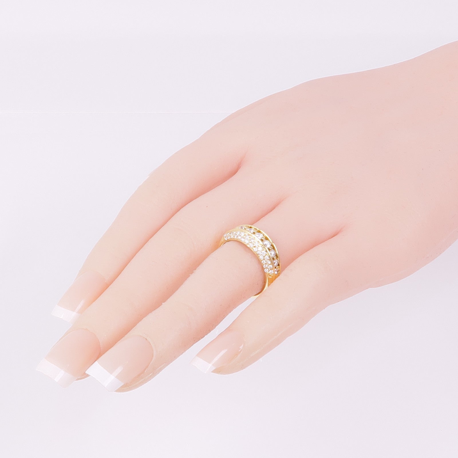 JEWELRY 【激減優惠】18K黃金Diamond Ring鑽石戒指US#6.25