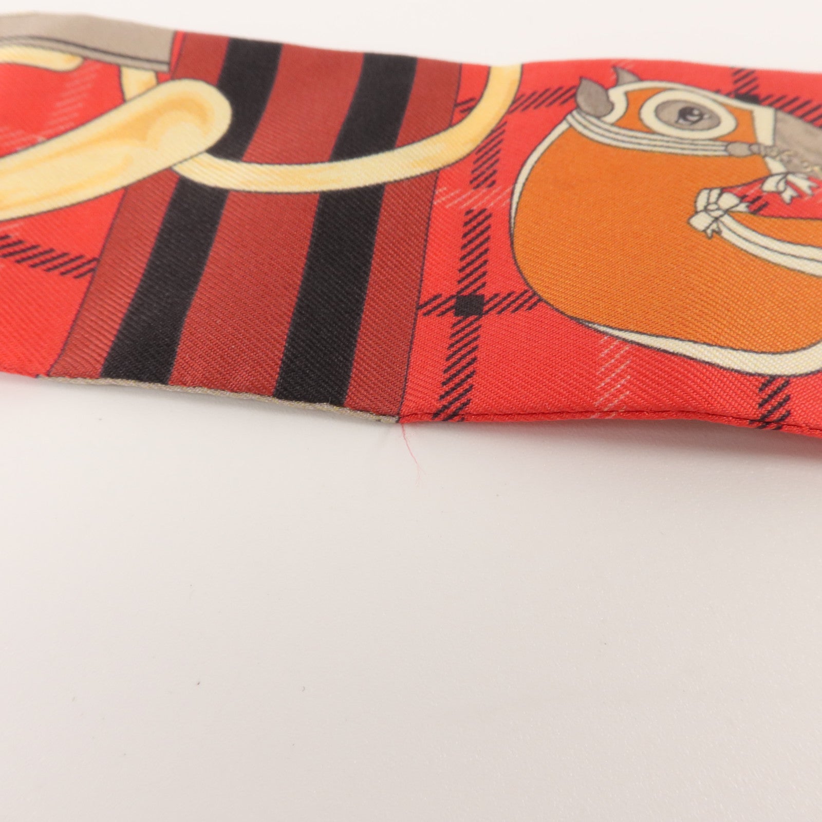 HERMES 絲質Twilly絲巾
