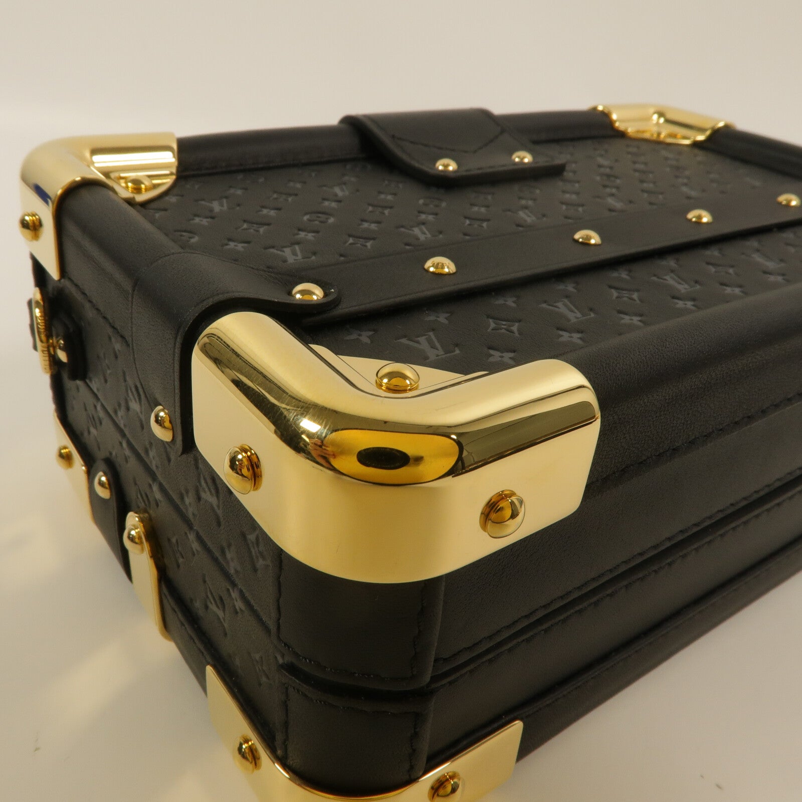 LOUIS VUITTON Monogram Nanogram Petit Malle肩背袋