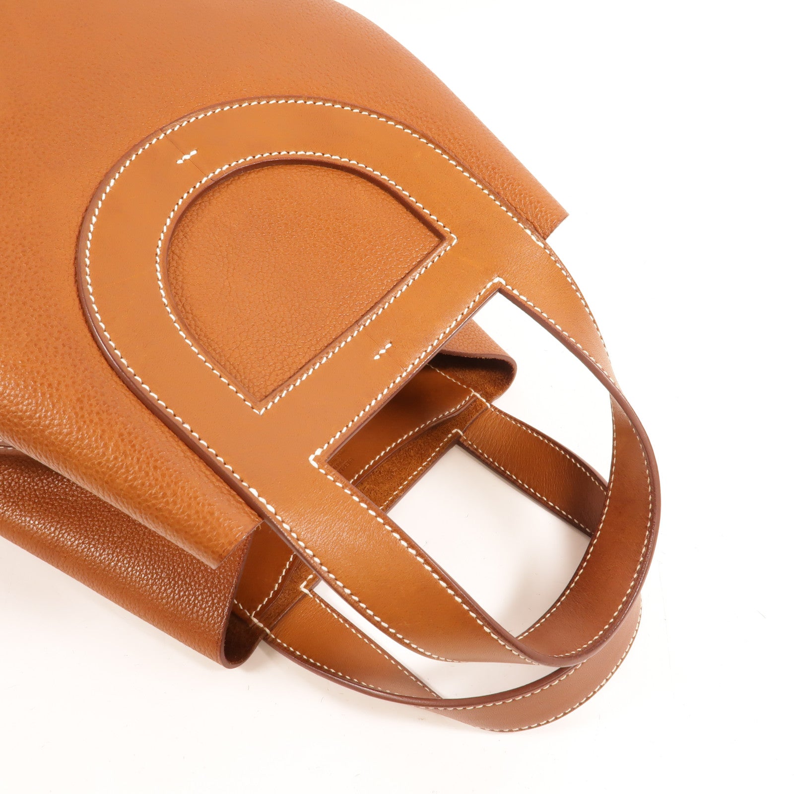 HERMES Barenia皮革In The Loop 23手挽袋Fauve
