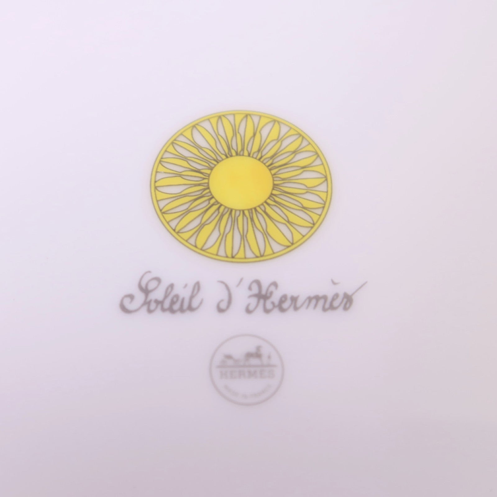 HERMES 陶瓷Soleil d'Hermes presentation Plate陶瓷展示盤