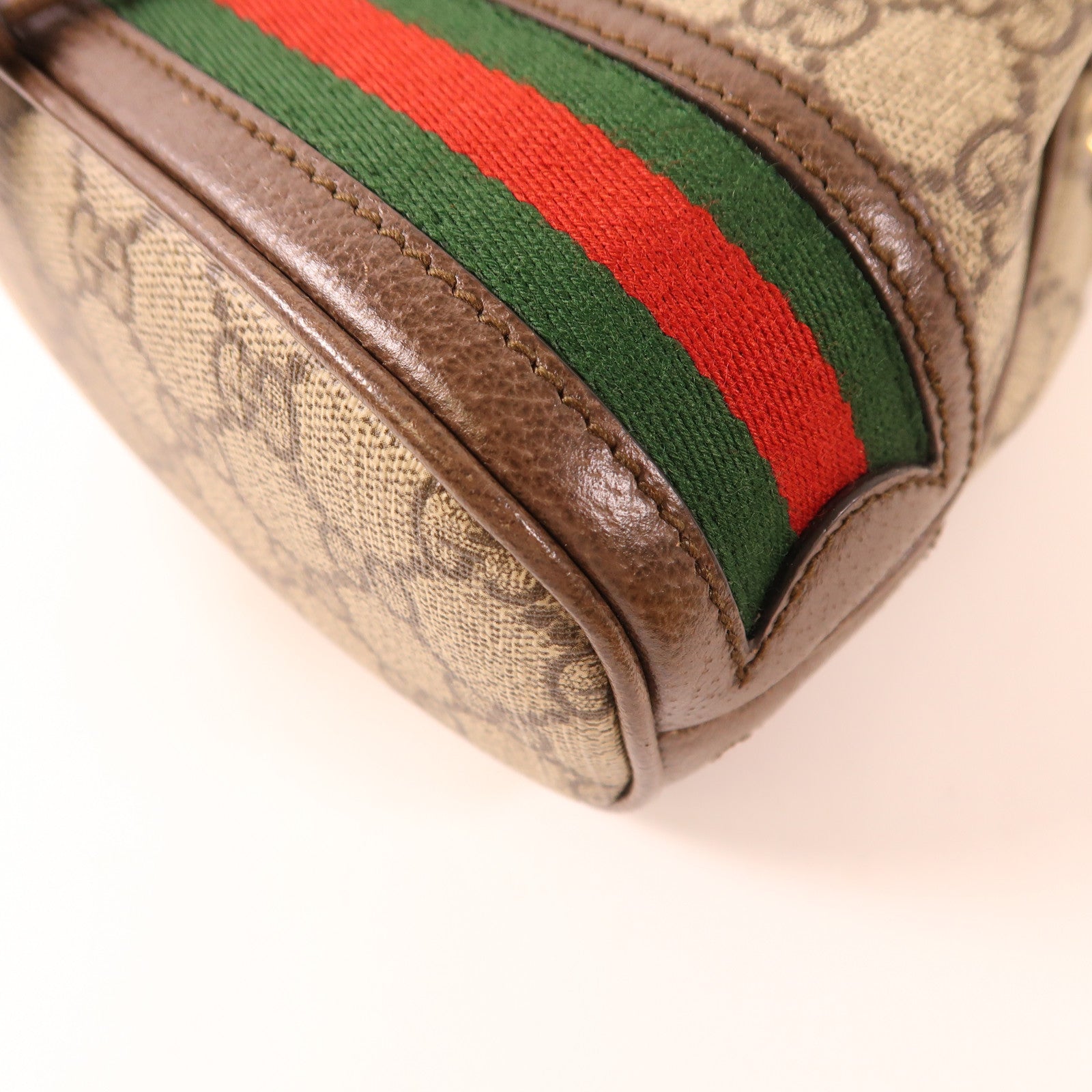 GUCCI 塗層帆布Ophidia Bucket Bag金扣肩背袋