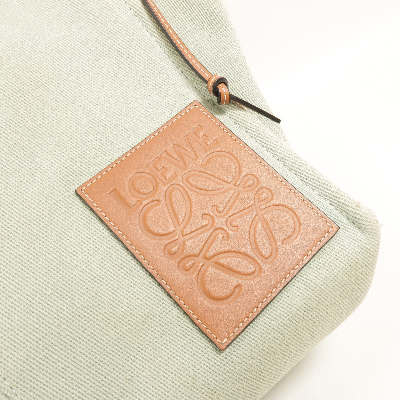 LOEWE 帆布Cushion Tote手挽袋