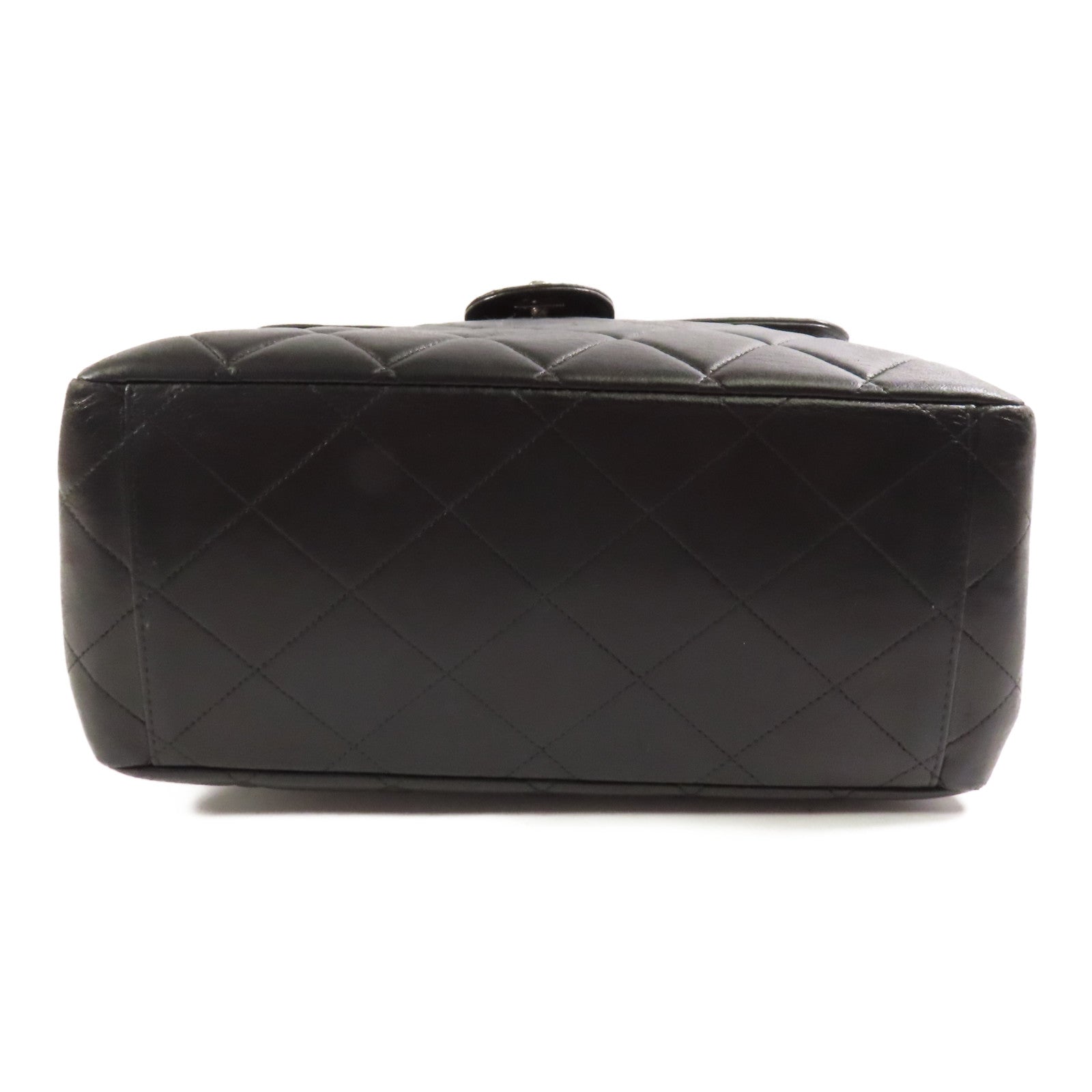 CHANEL 牛皮皮革Vintage Shoulder Bag銀扣肩背袋