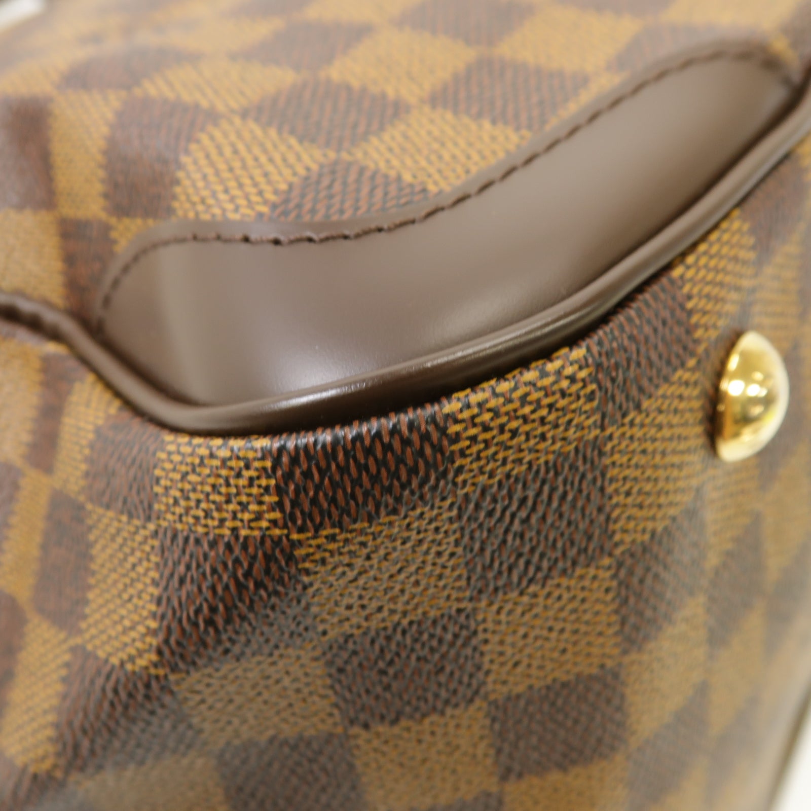 LOUIS VUITTON 【激減優惠】Damier Verona MM金扣肩背袋棕色