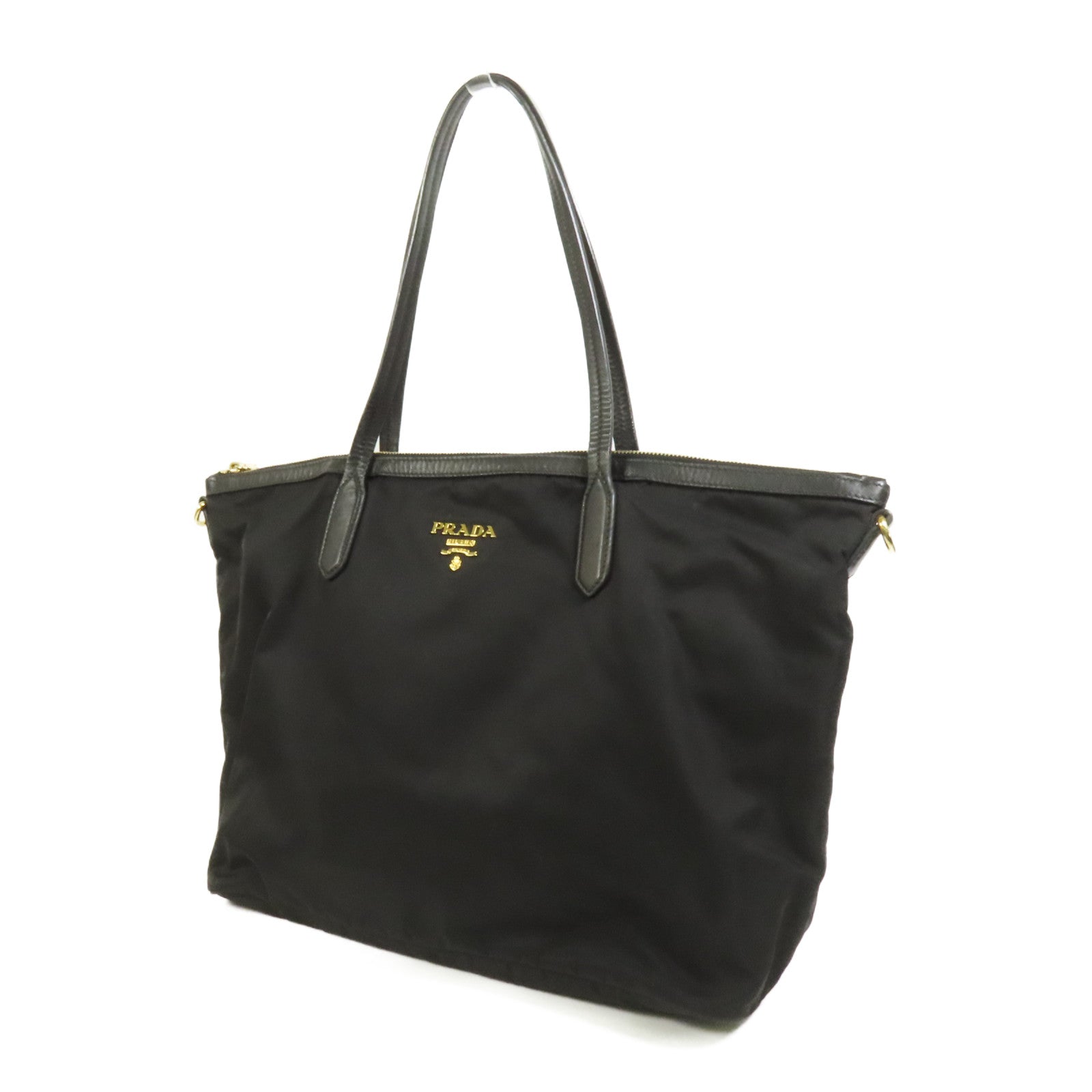 PRADA 尼龍Shoulder Bag金扣肩背袋