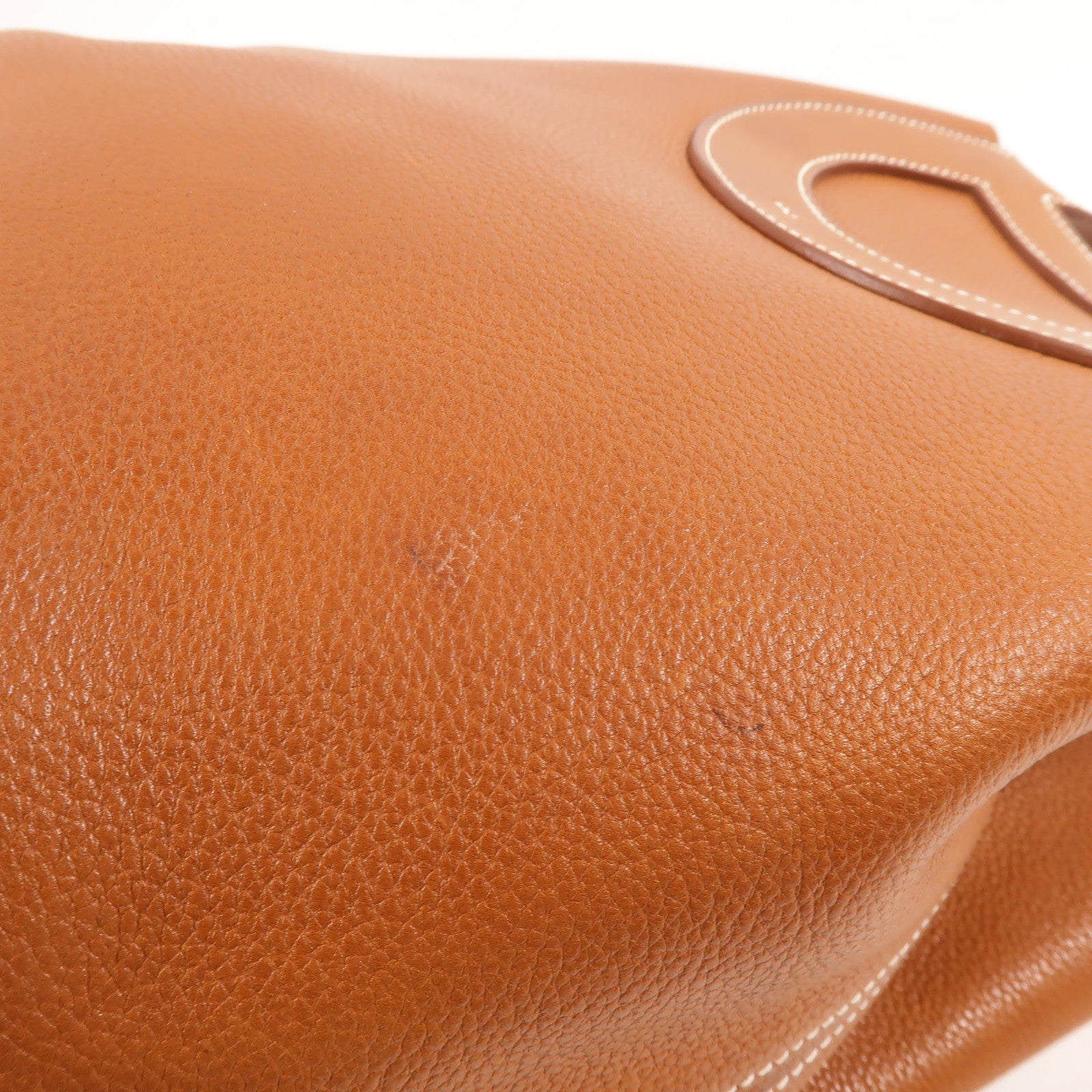 HERMES Barenia皮革In The Loop 23手挽袋Fauve