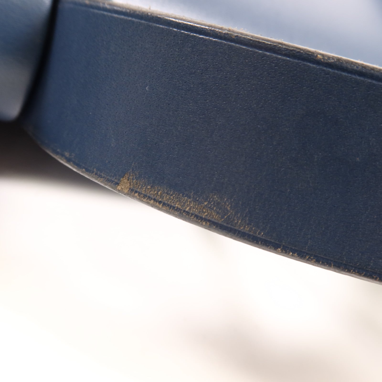 HERMES 帆布/皮革Herbag Backpack銀扣背包Navy