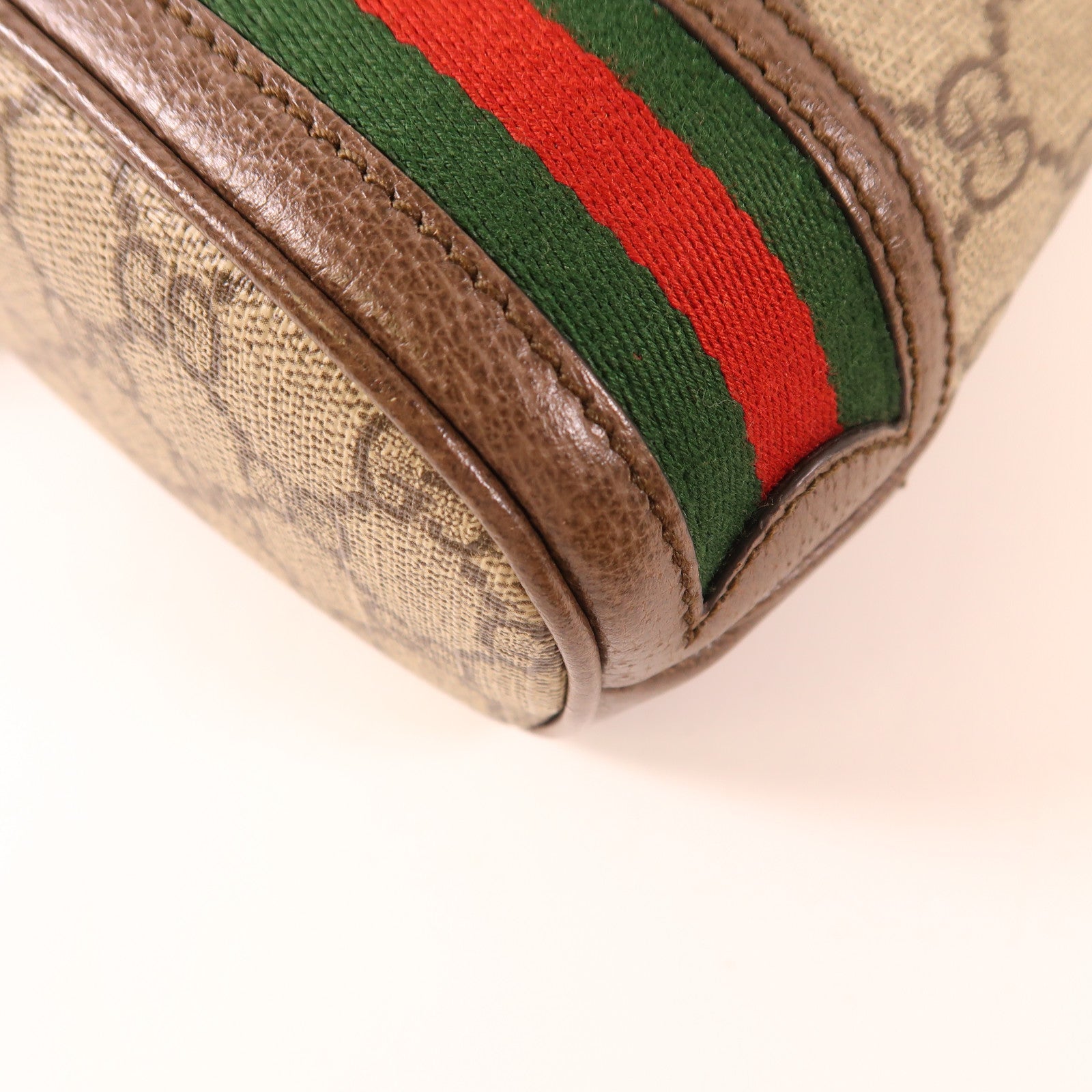 GUCCI 塗層帆布Ophidia Bucket Bag金扣肩背袋