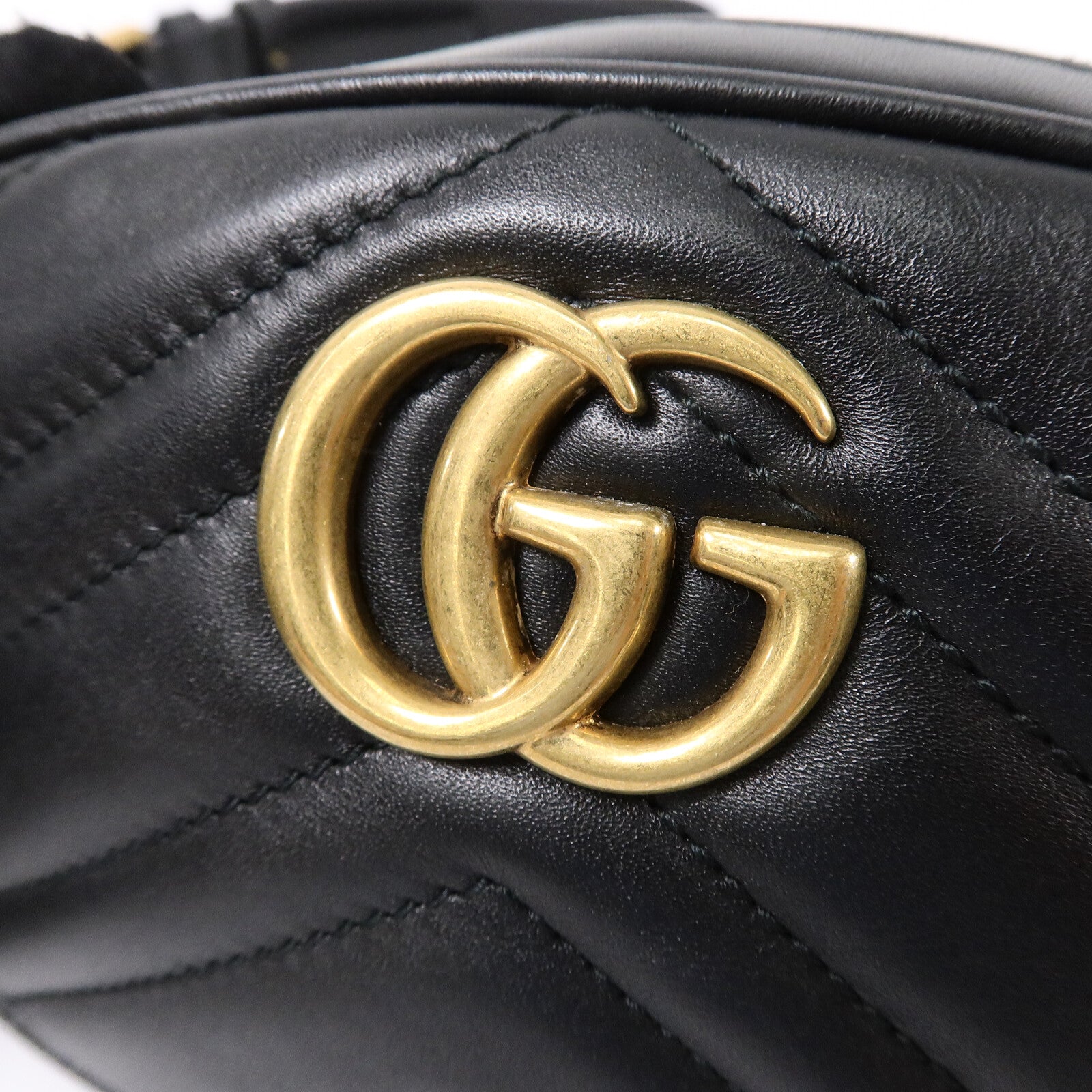 GUCCI 牛皮皮革GG Marmont Waist Bag腰包
