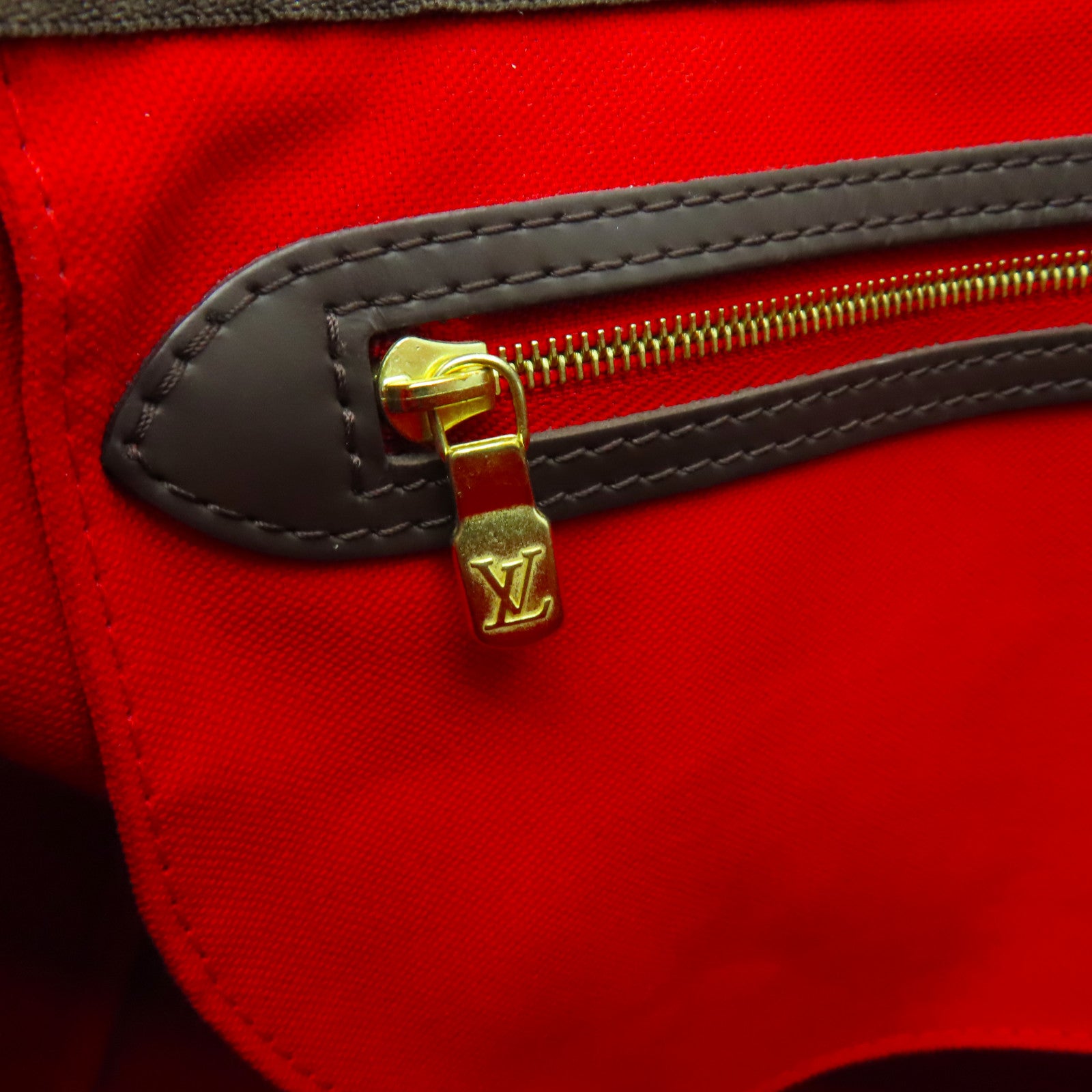 LOUIS VUITTON 【激減優惠】Damier Speedy 35金扣手挽袋啡色