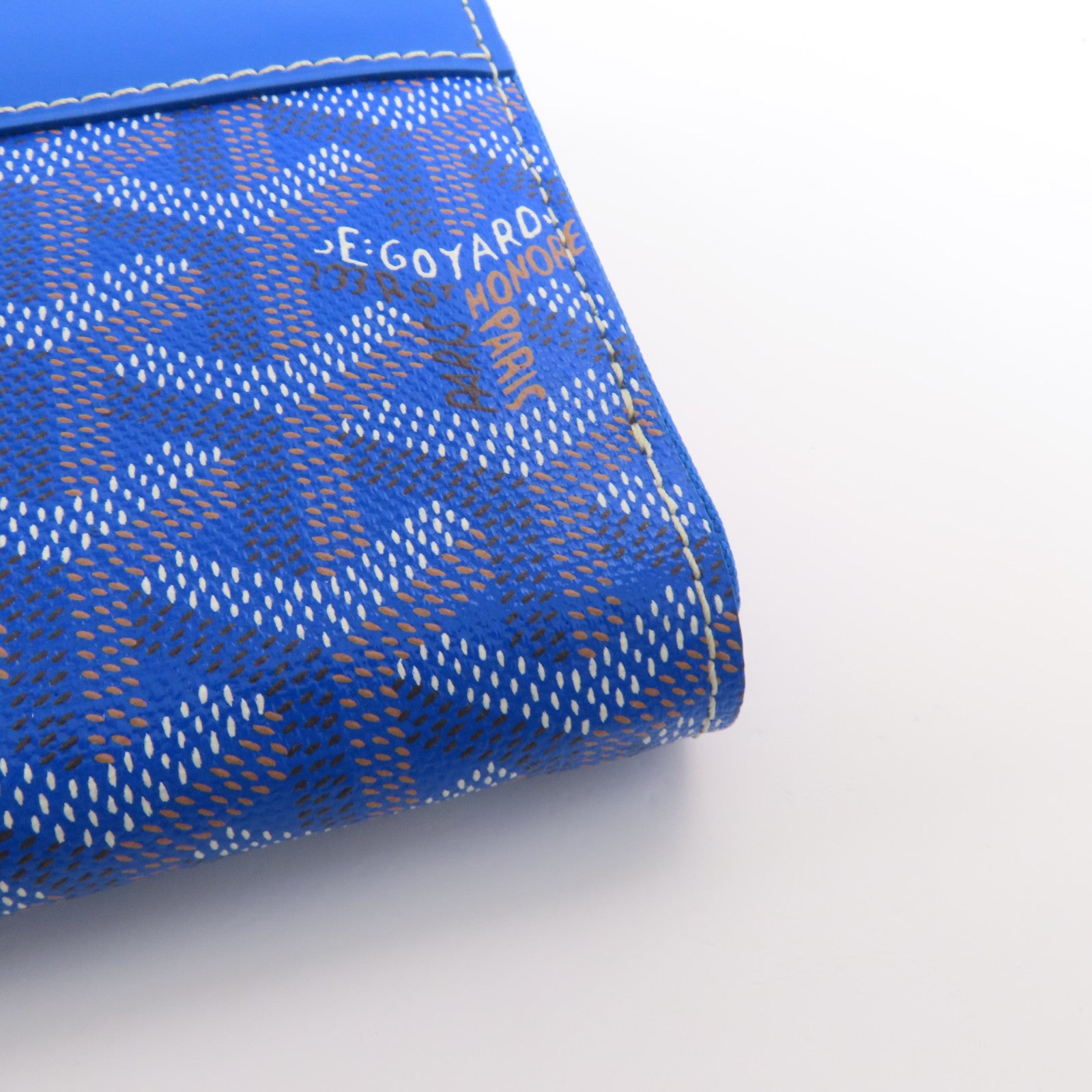 GOYARD 塗層帆布Matignon GM銀扣長錢包