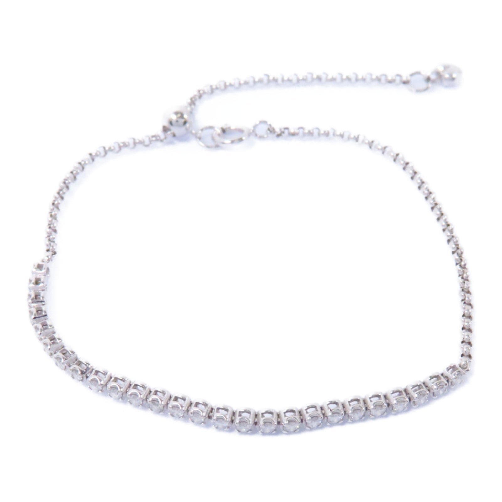 JEWELRY 18K白金Diamond Bracelet 0.332ct鑽石手鏈