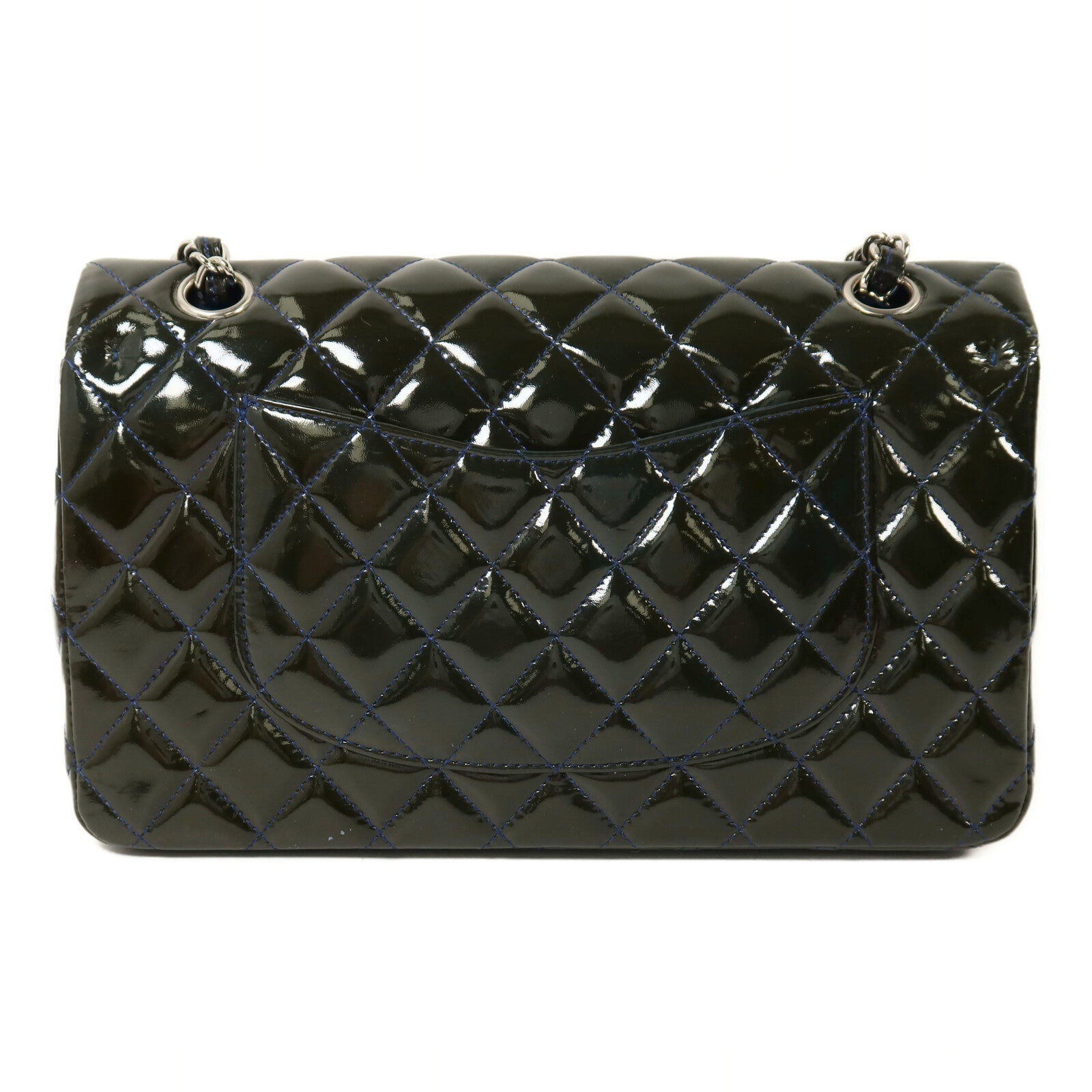 CHANEL 漆皮皮革Classic 25鏈帶肩背袋