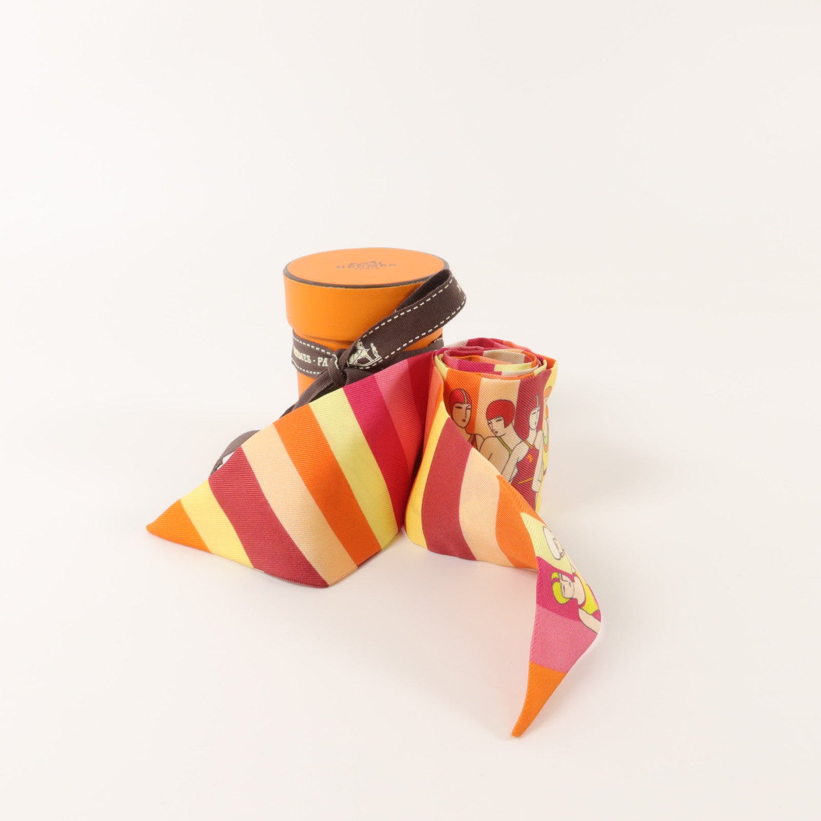 HERMES 絲質Twilly絲巾