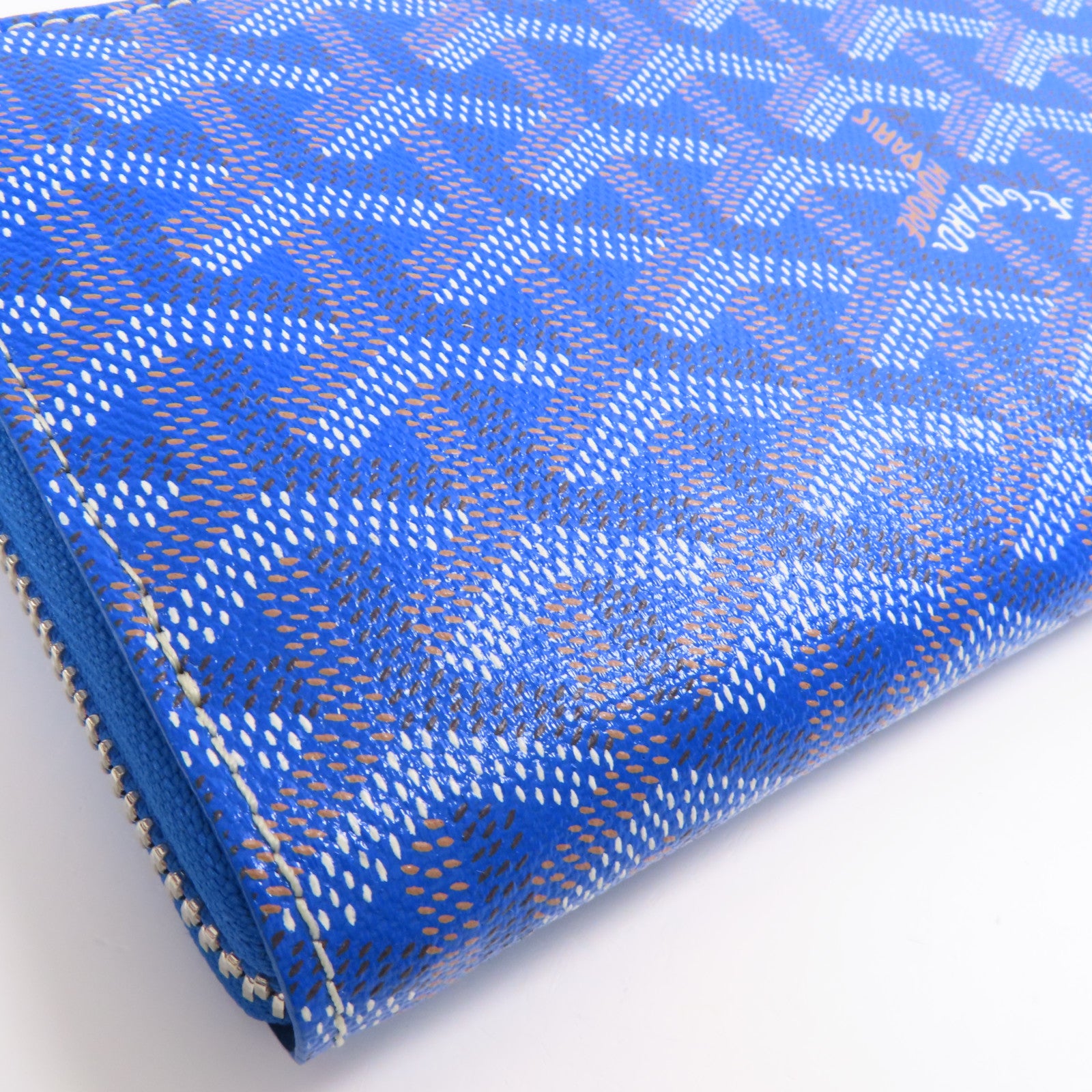 GOYARD 塗層帆布Matignon GM銀扣長錢包