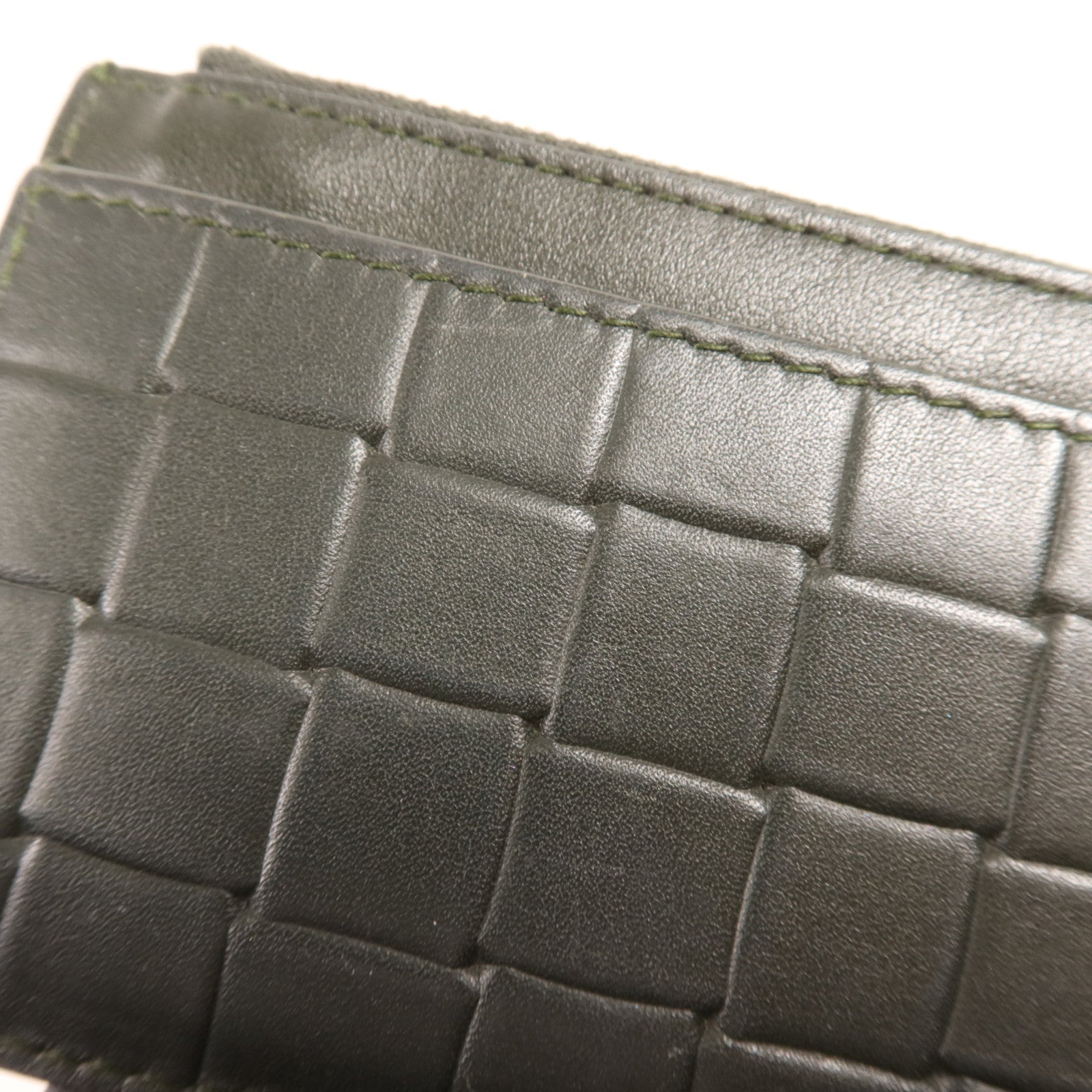 BOTTEGA VENETA 牛皮皮革Card Case銀扣卡片套