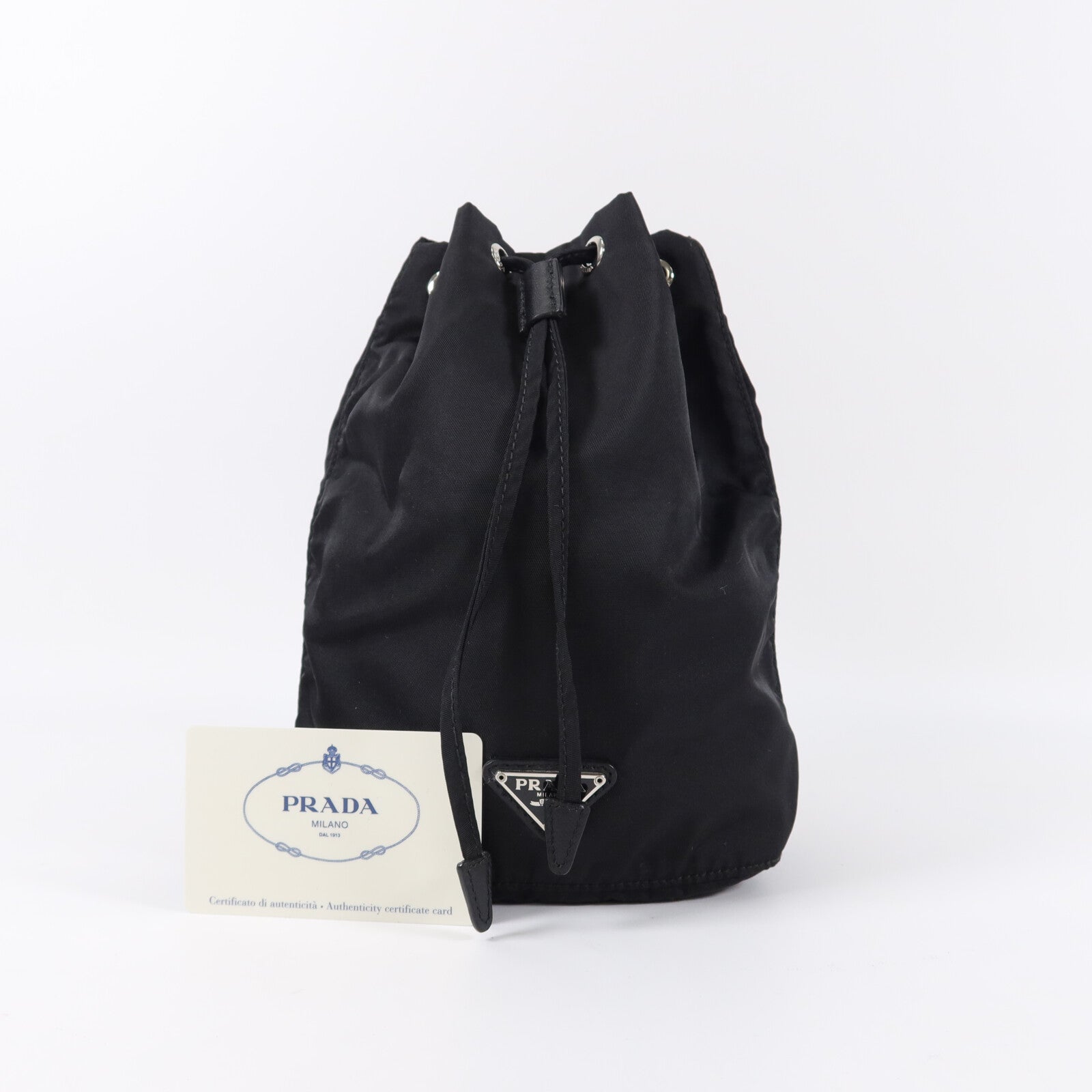 PRADA 尼龍Draestring Bag手挽袋
