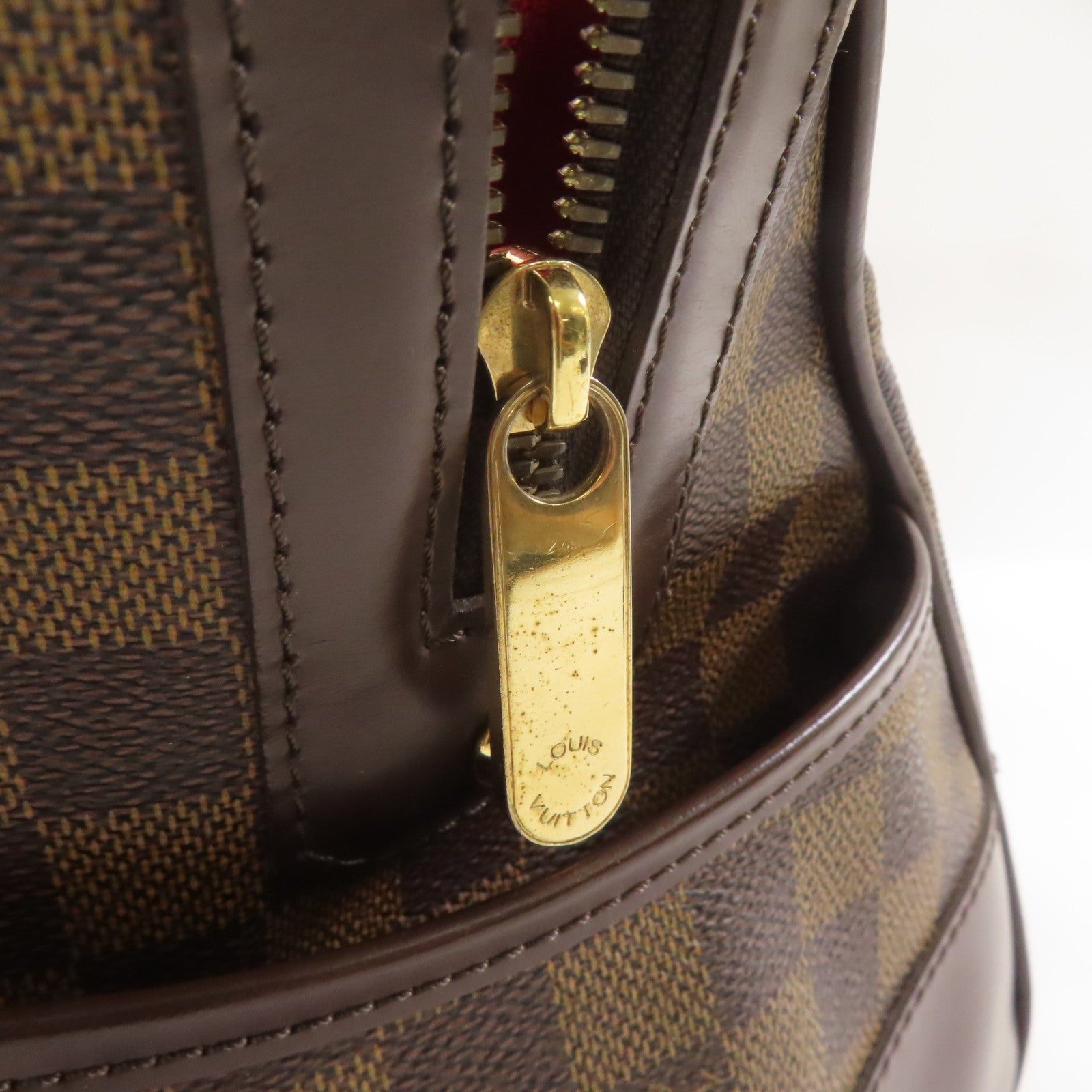 LOUIS VUITTON LV GHW Berkeley Handbag N52000 Damier Brown