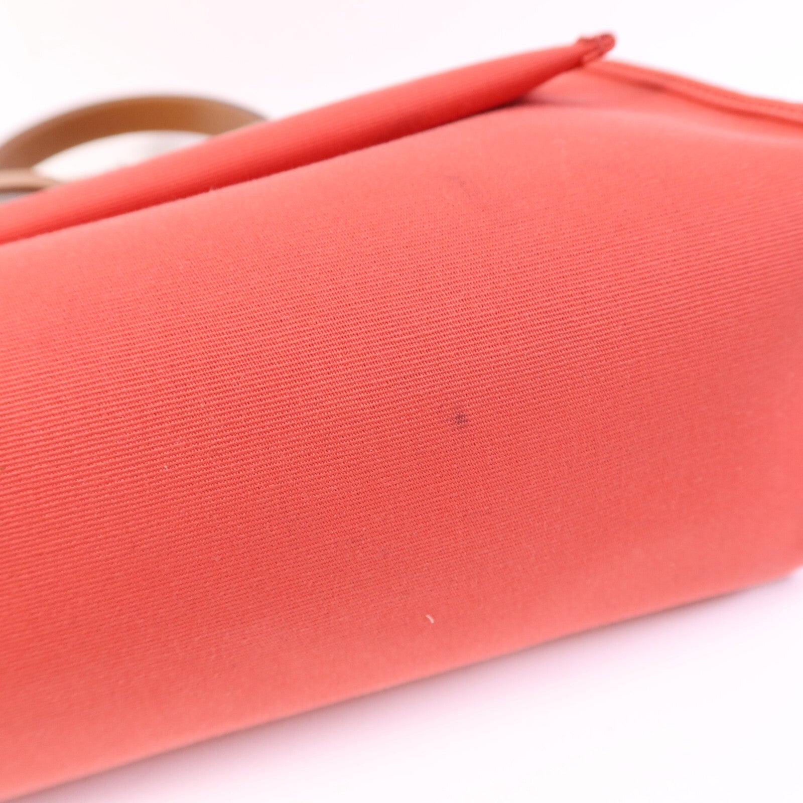HERMES 帆布Herbag PM銀扣手挽肩背兩用袋Bougainvillea