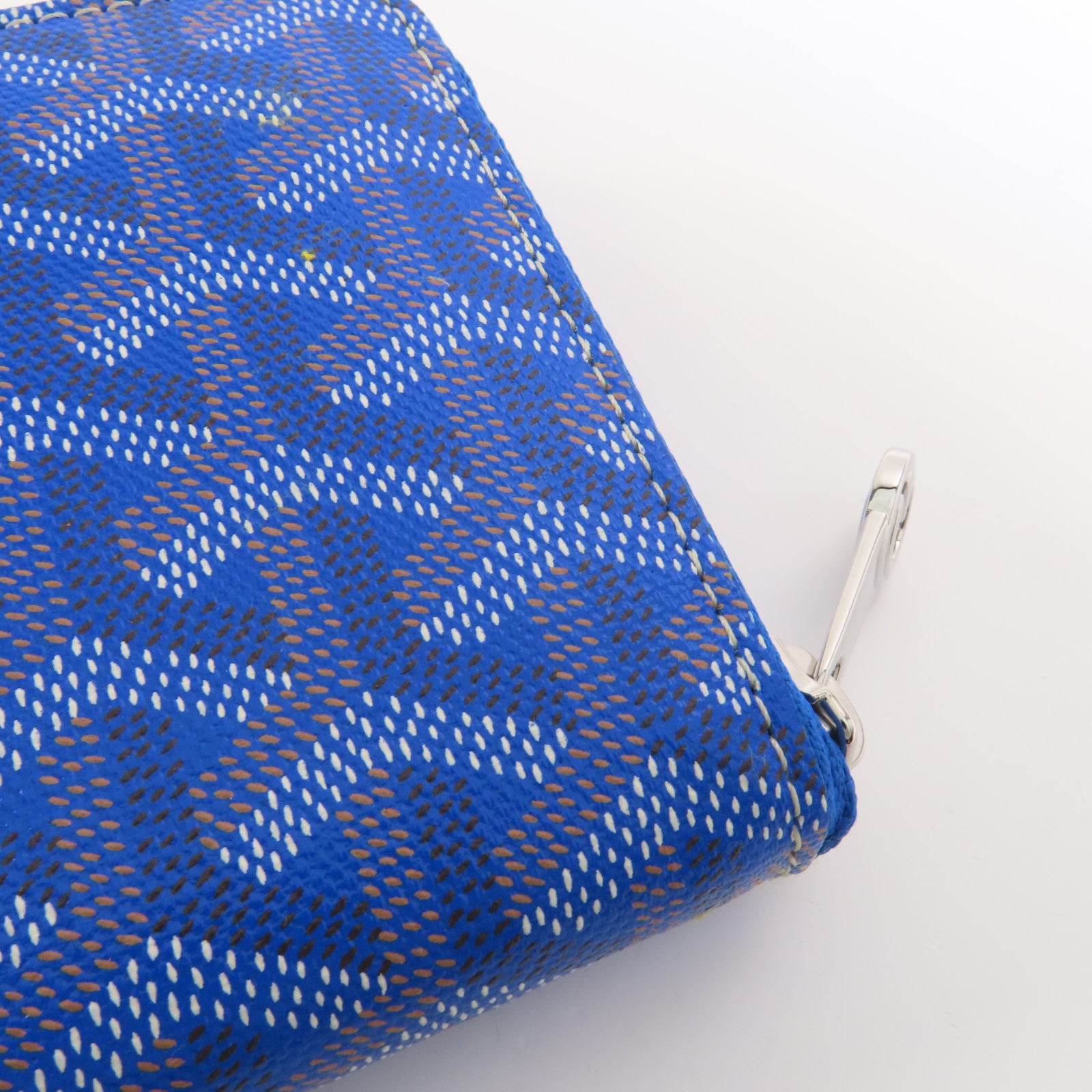 GOYARD 塗層帆布Matignon GM銀扣長錢包