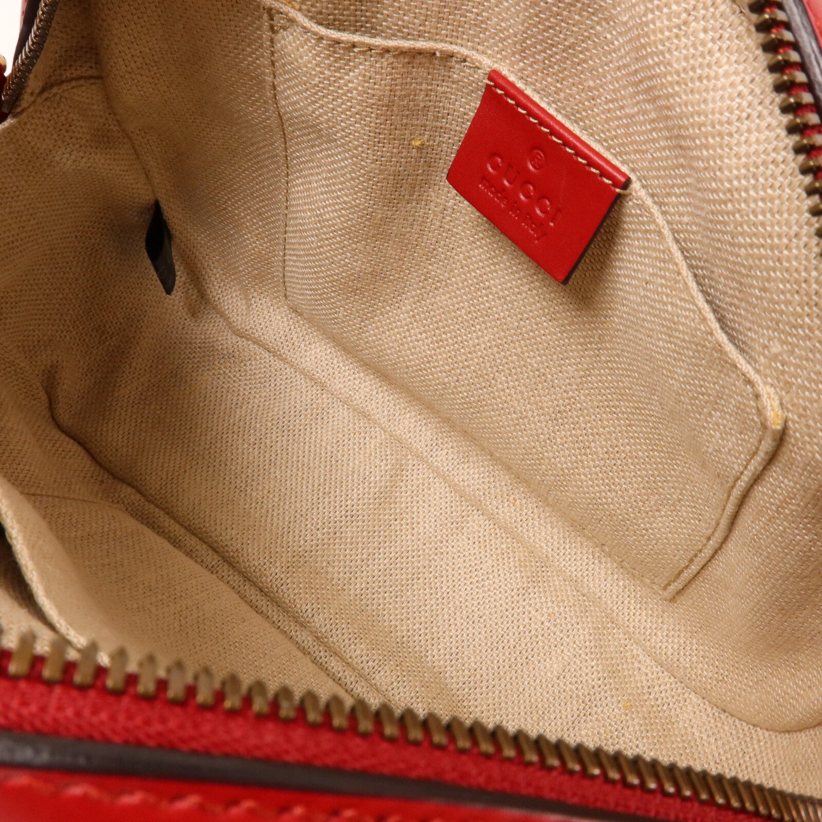 GUCCI 牛皮皮革Web Sherry Line Bee肩背袋