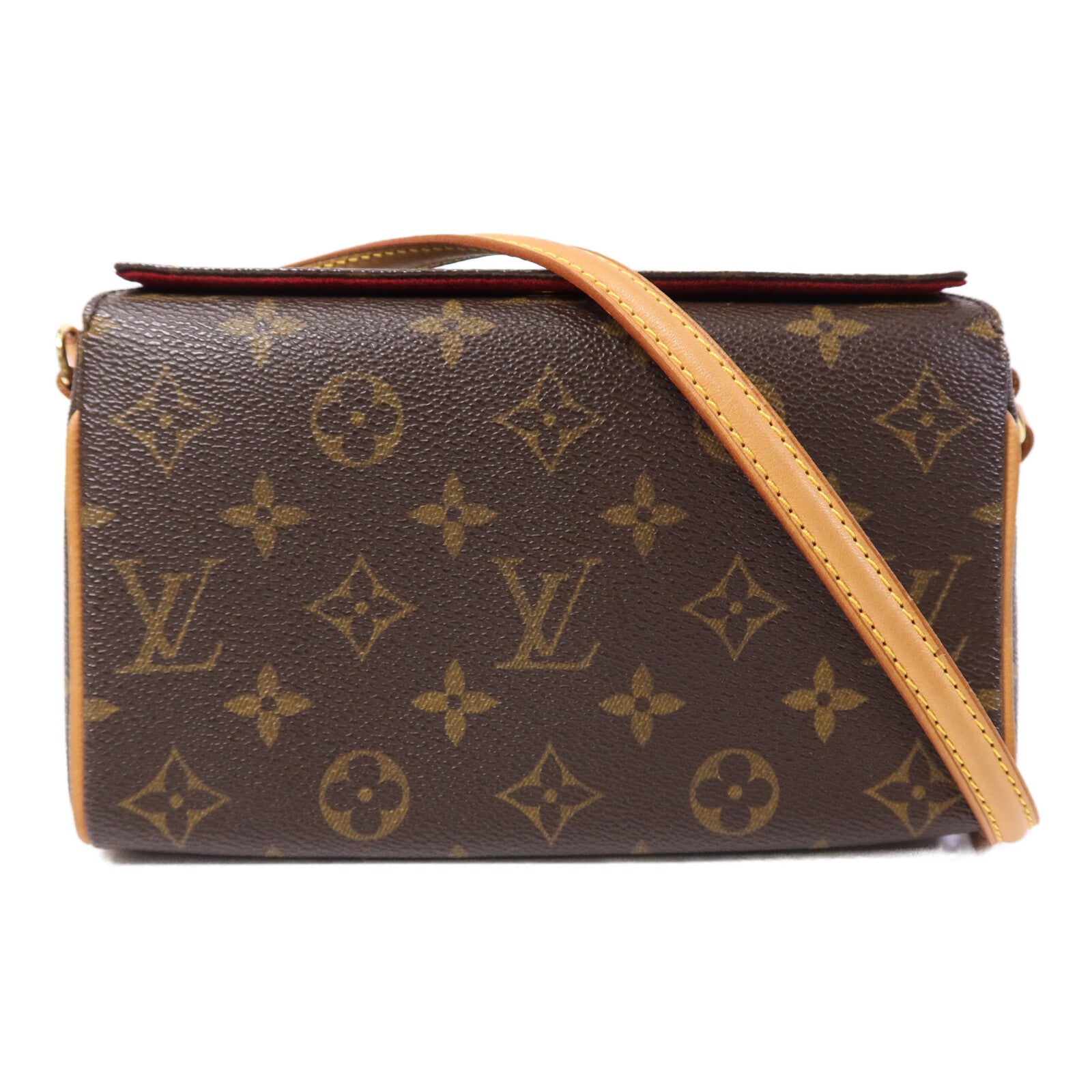 LOUIS VUITTON Monogram Recital Handbag金扣肩背袋