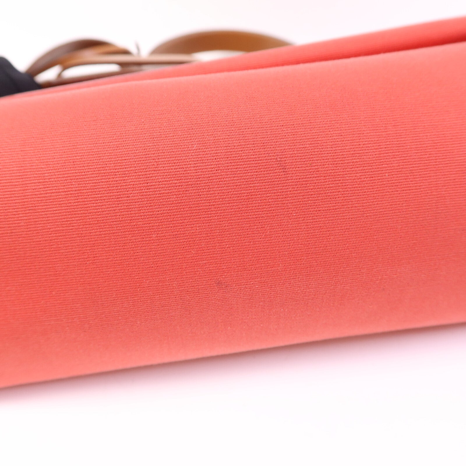 HERMES 帆布Herbag PM銀扣手挽肩背兩用袋Bougainvillea