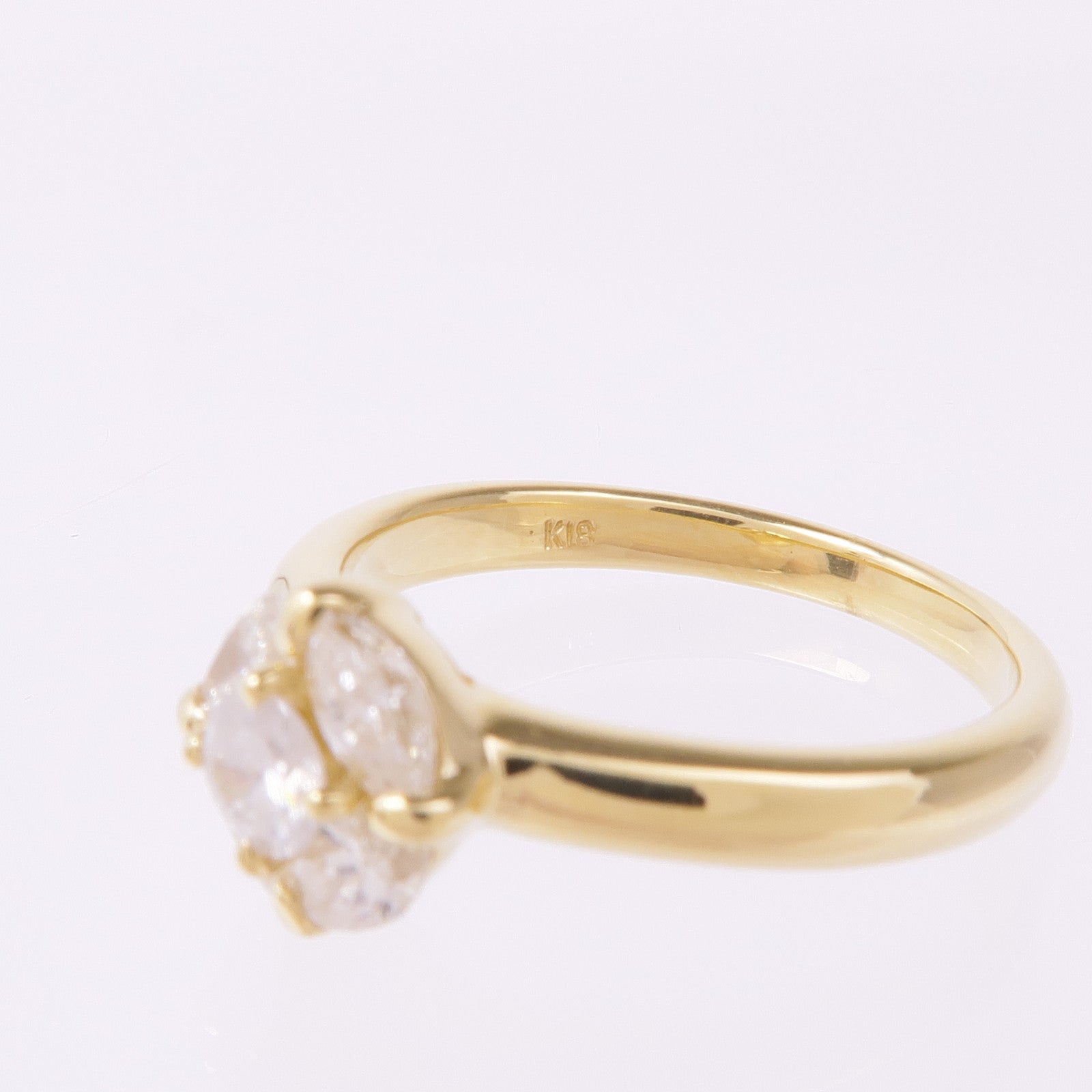 JEWELRY 18K黃金Diamond Ring鑽石戒指US#5.75