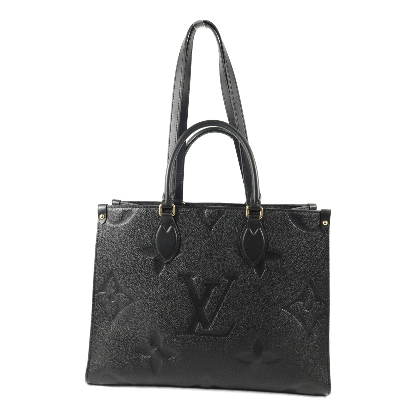 LOUIS VUITTON Monogram Empreinte On The Go MM手挽肩背兩用袋