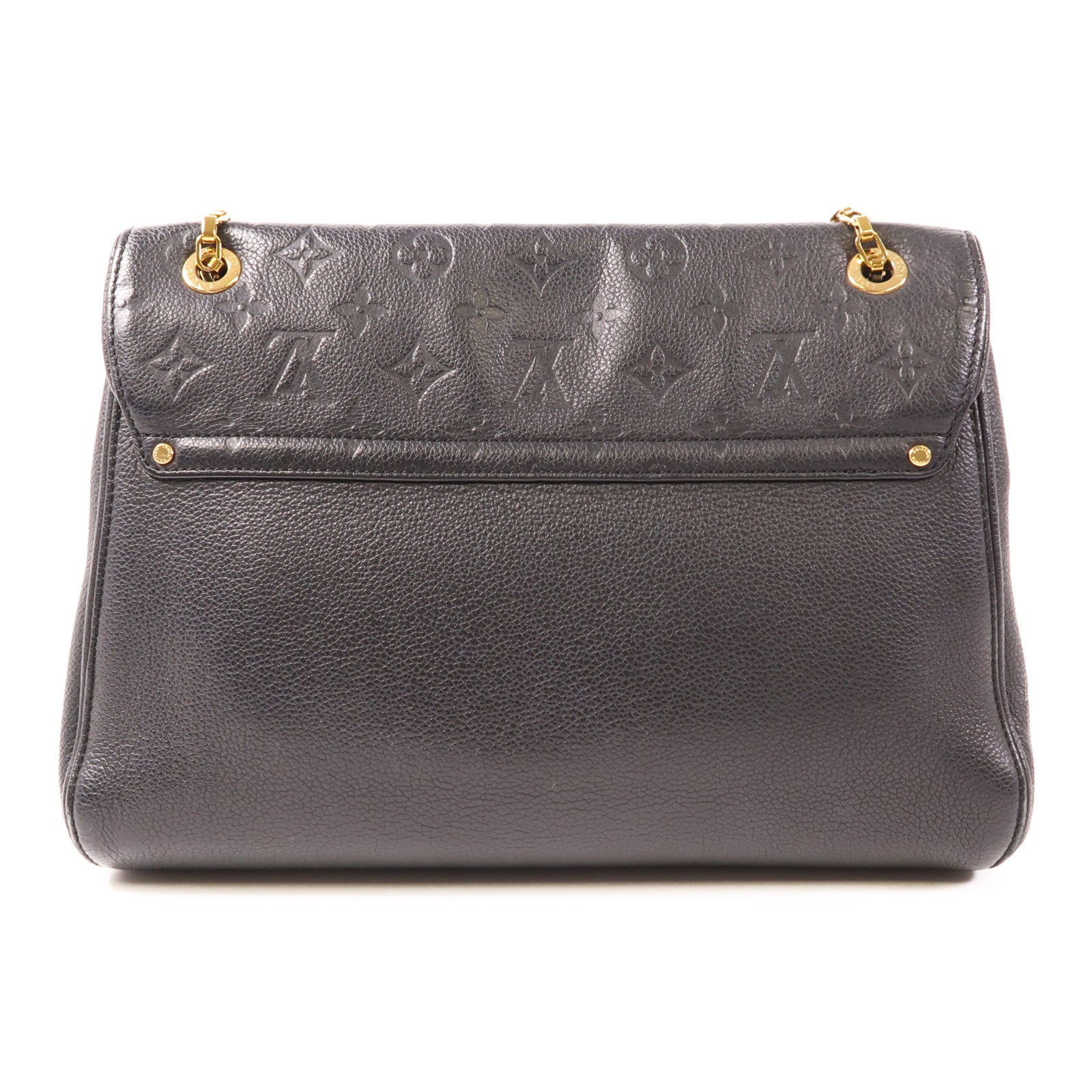 LOUIS VUITTON Monogram Empreinte Sant Germain PM金扣鏈帶肩背袋
