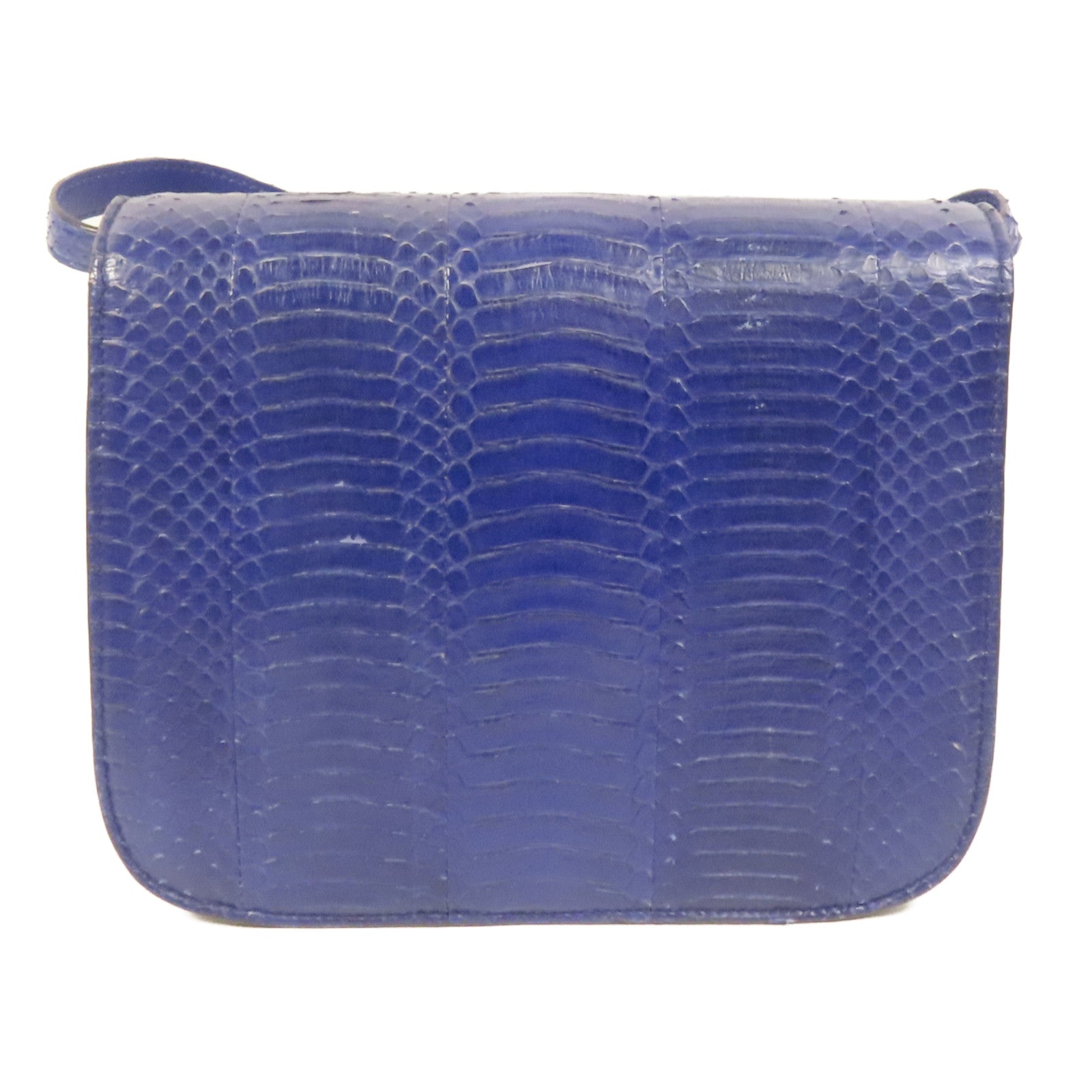 CELINE 蛇皮皮革Classic Box金扣肩背袋