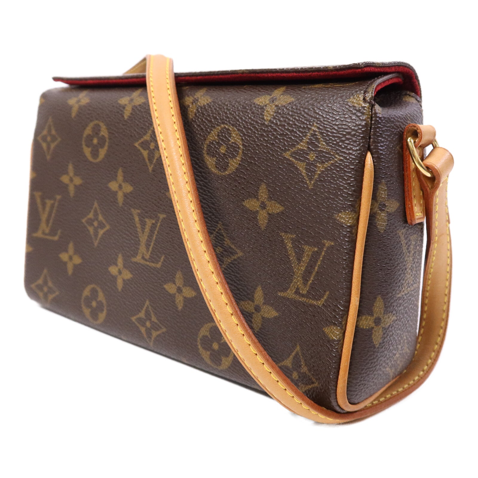 LOUIS VUITTON Monogram Recital Handbag金扣肩背袋