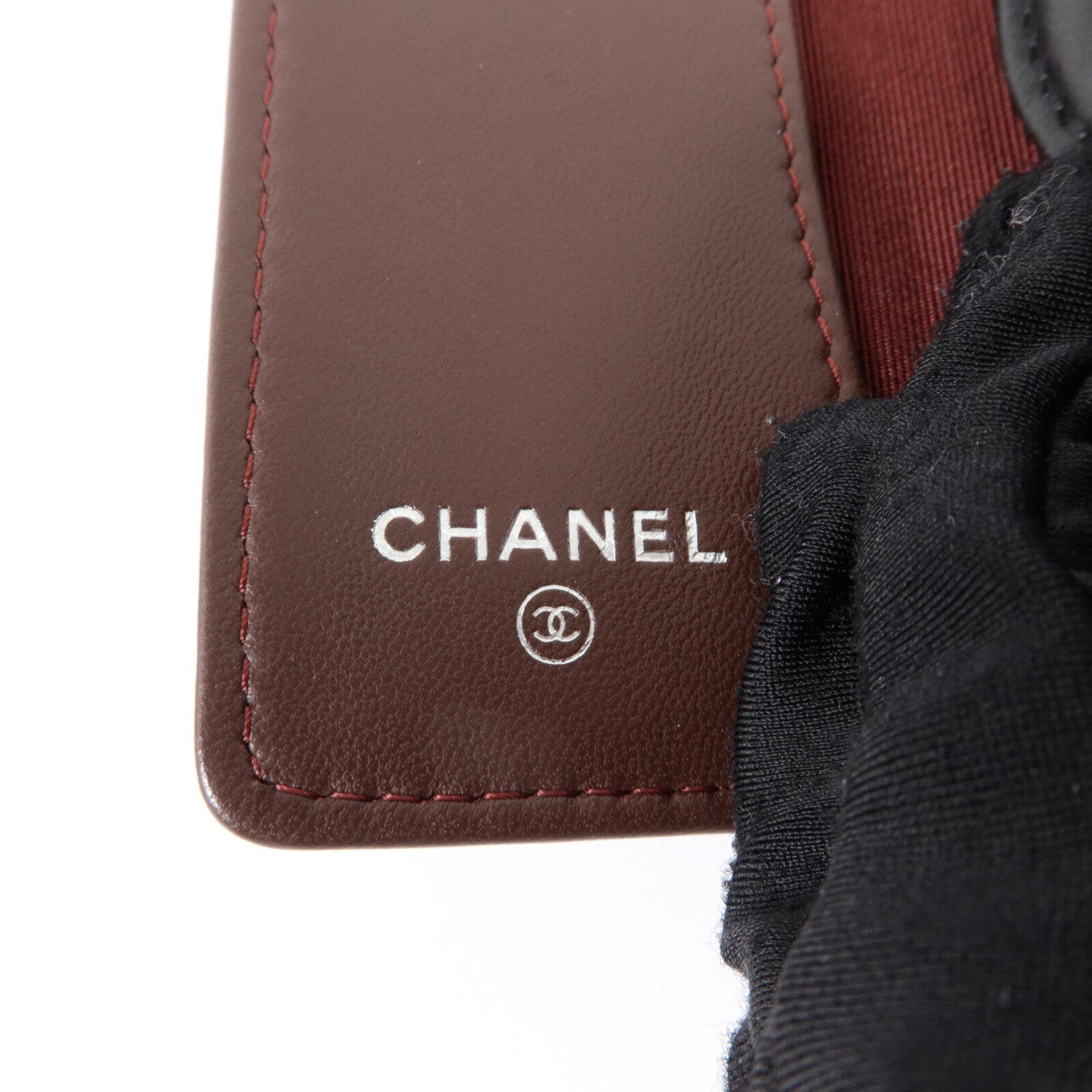 CHANEL 羊皮皮革Key Holder銀扣鎖匙包