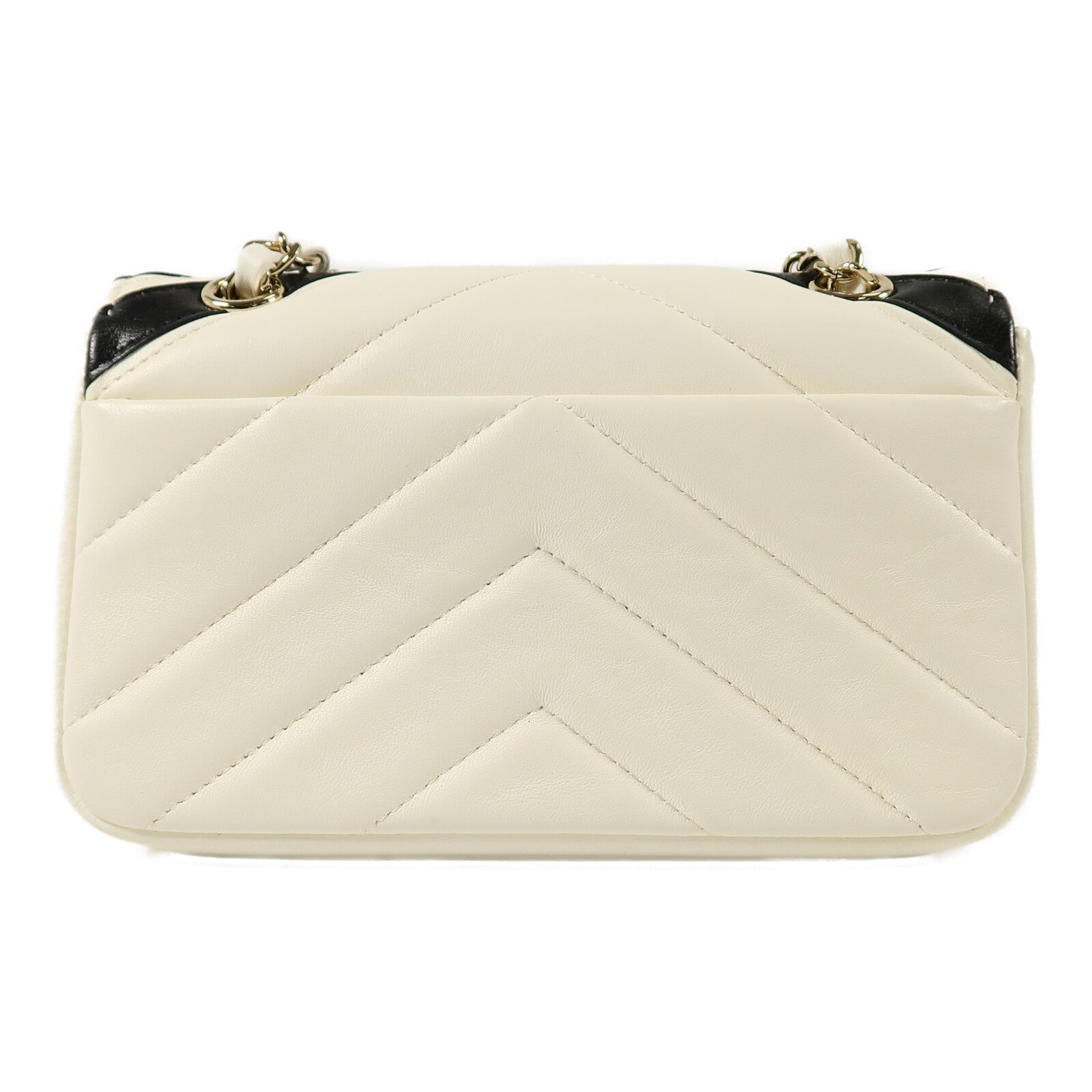 CHANEL 羊皮皮革Mini Flap鏈帶肩背袋