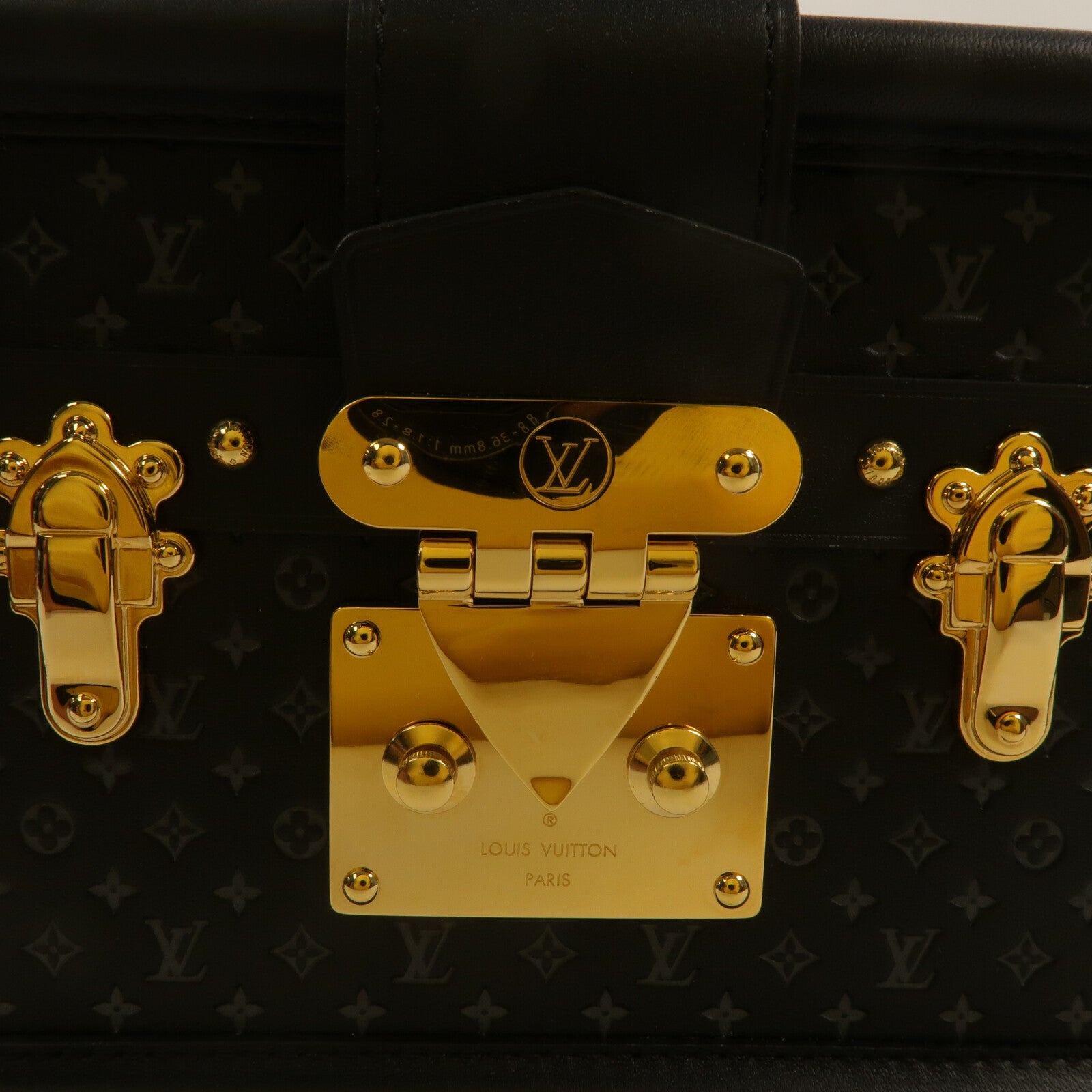 LOUIS VUITTON Monogram Nanogram Petit Malle肩背袋