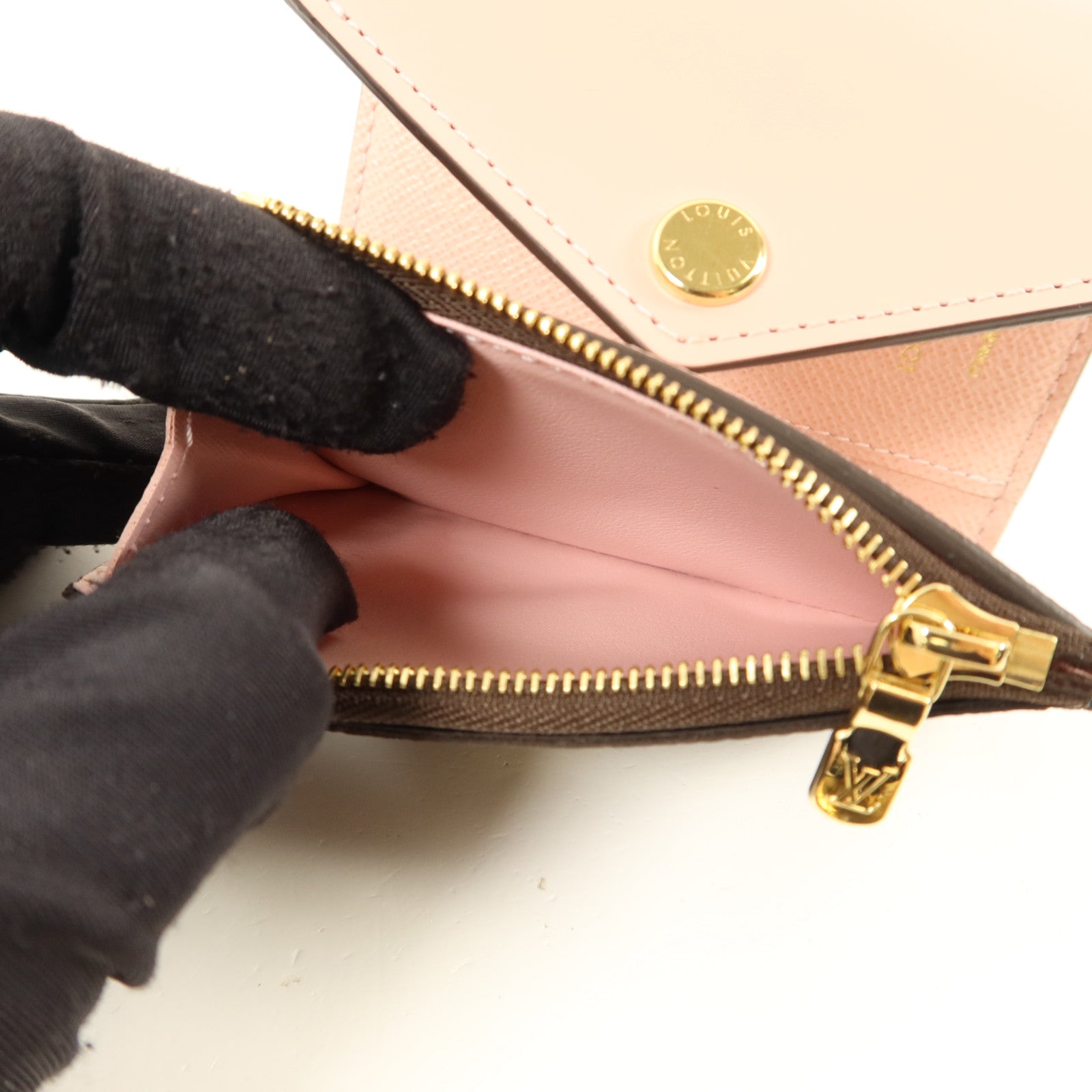 LOUIS VUITTON Monogram Zoe Wallet金扣錢包