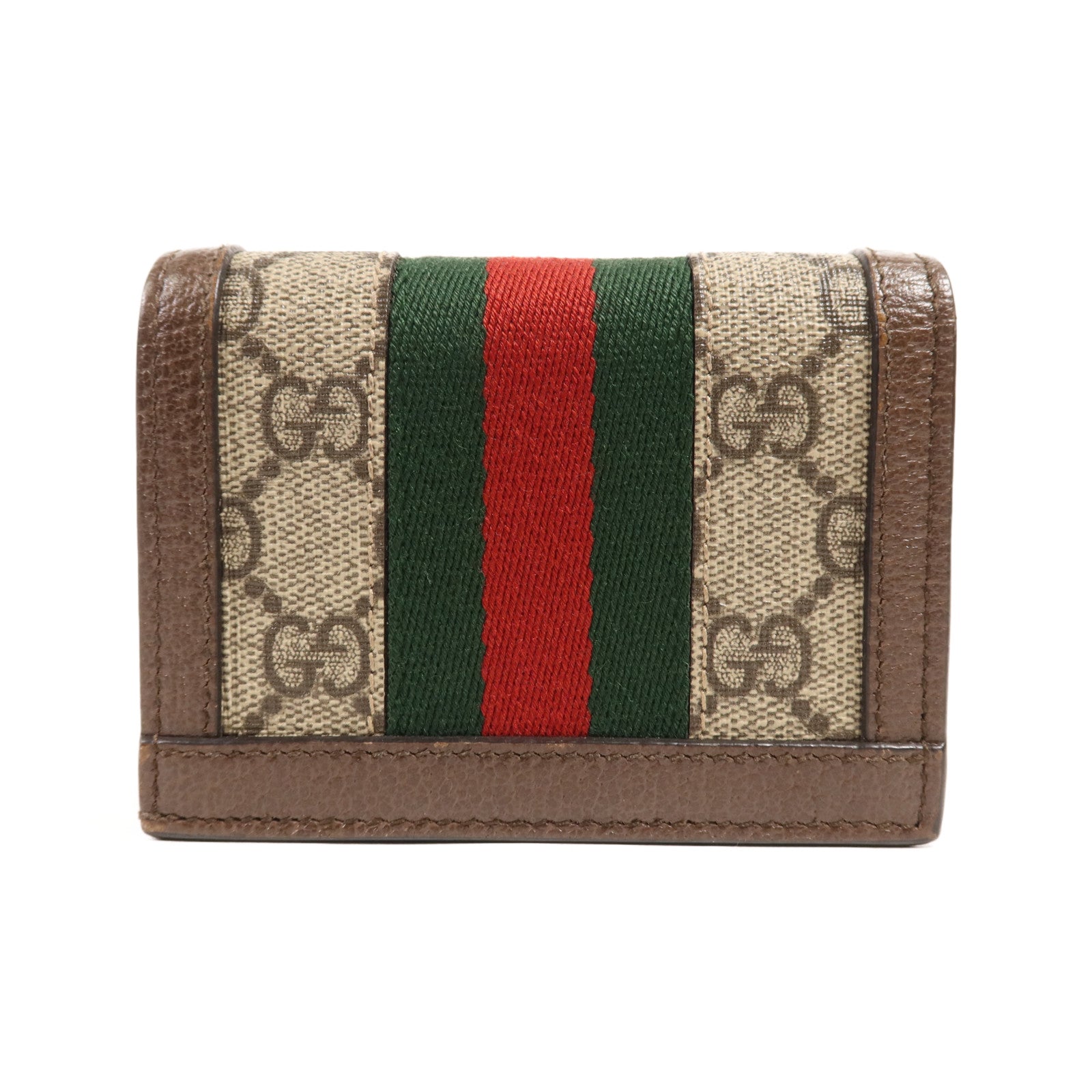 GUCCI 塗層帆布Ophidia GG Wallet金扣錢包