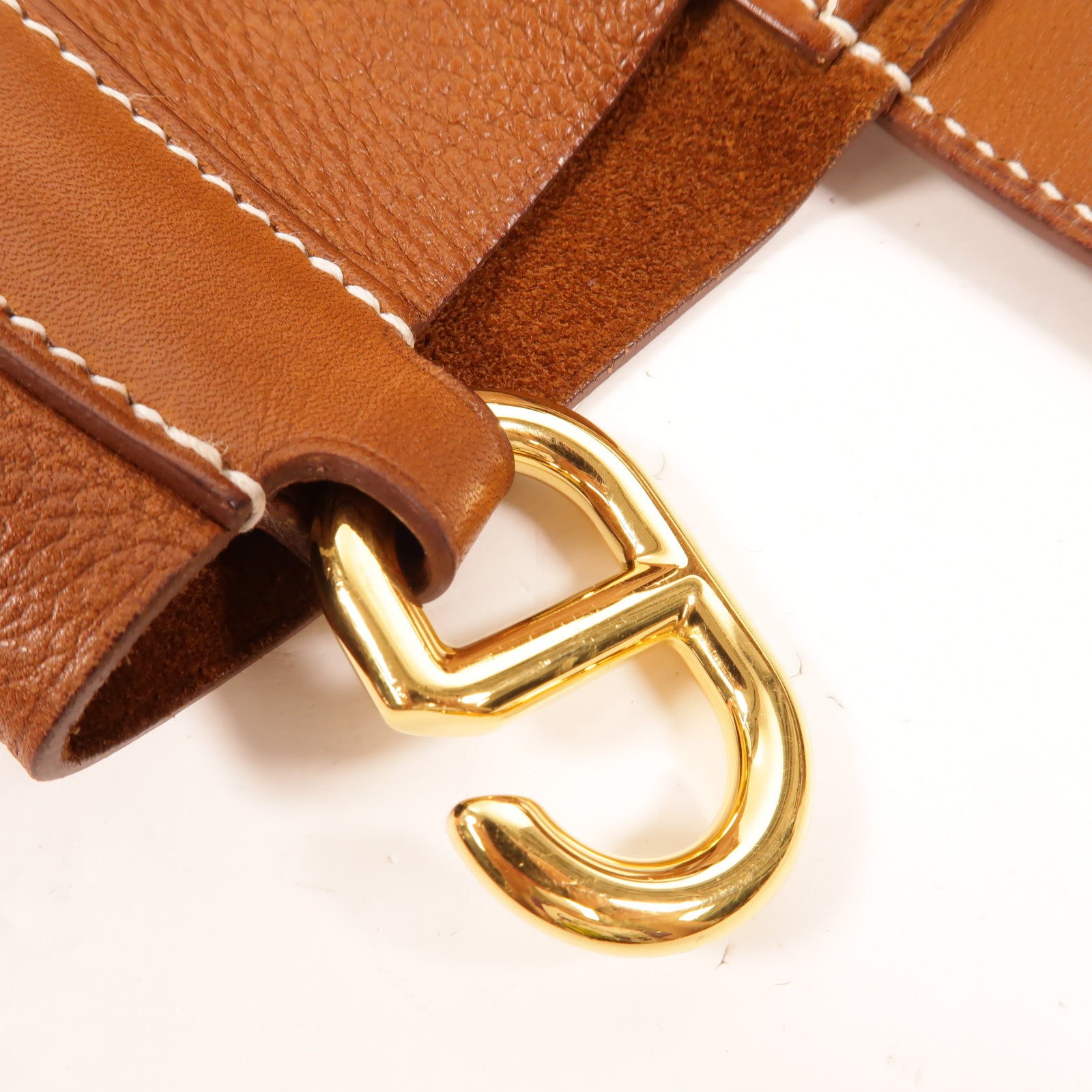 HERMES Barenia皮革In The Loop 23手挽袋Fauve