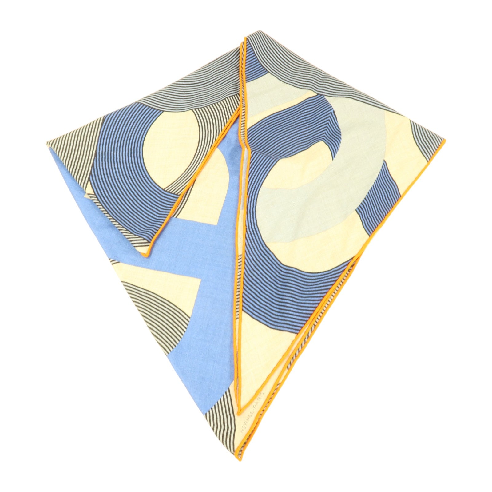 HERMES 羊絨/絲質Giant Triangle Scarf 208x83cm圍巾