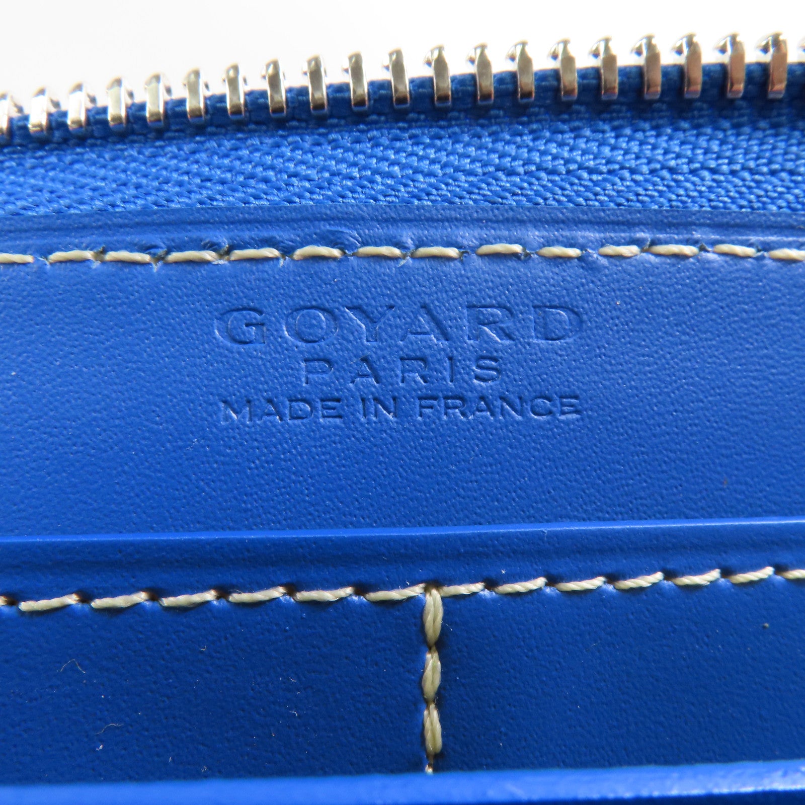 GOYARD 塗層帆布Matignon GM銀扣長錢包
