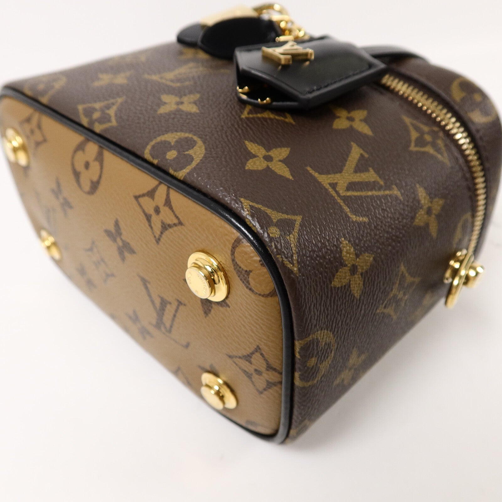 LOUIS VUITTON Monogram Reverse Vanity PM手挽肩背兩用袋