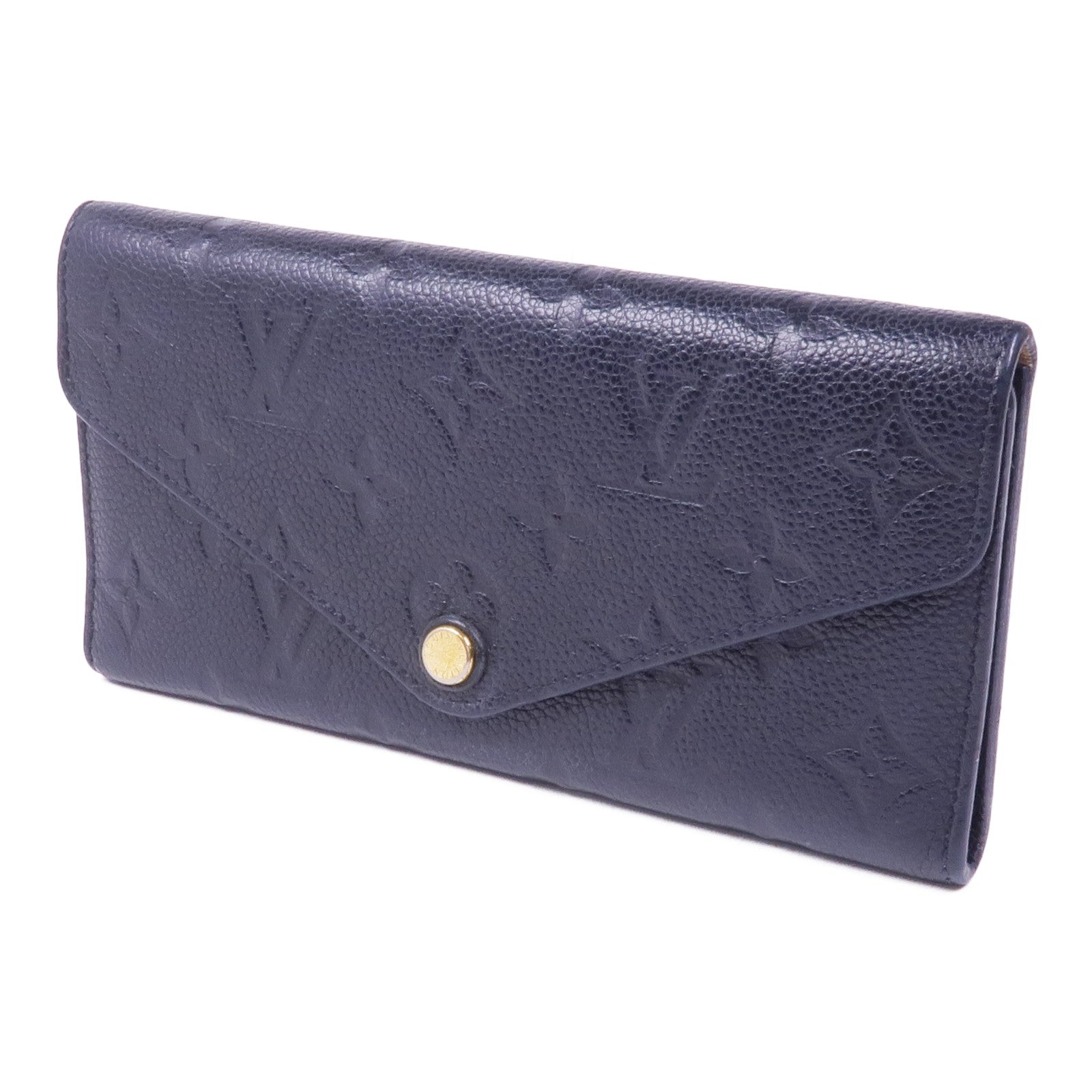 LOUIS VUITTON Monogram Empreinte Long Wallet金扣長錢包