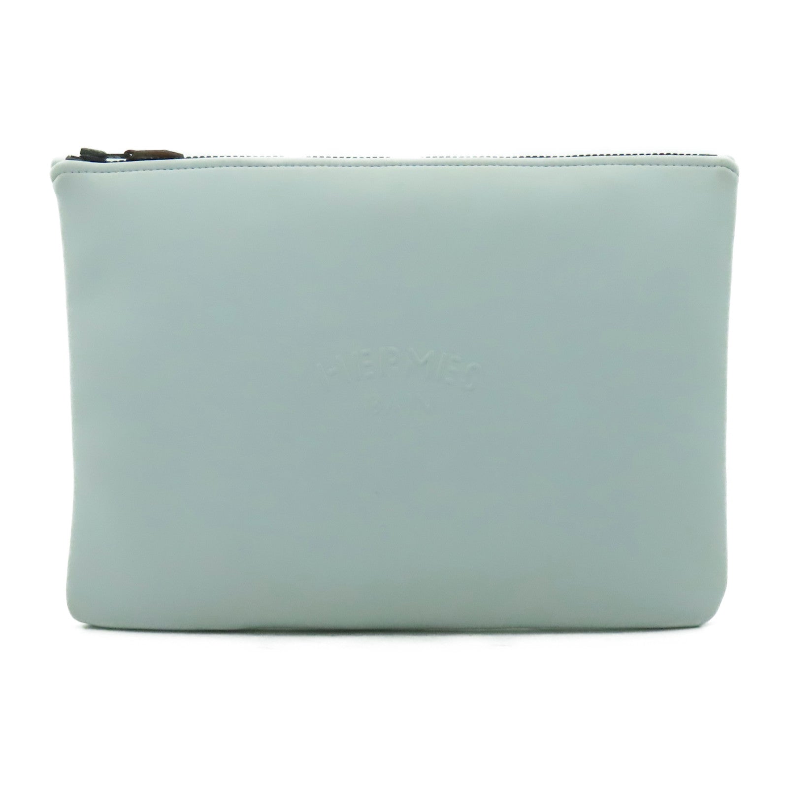 HERMES 【清倉大減價】尼龍/彈力纖維Clutch Bag手拿包灰色