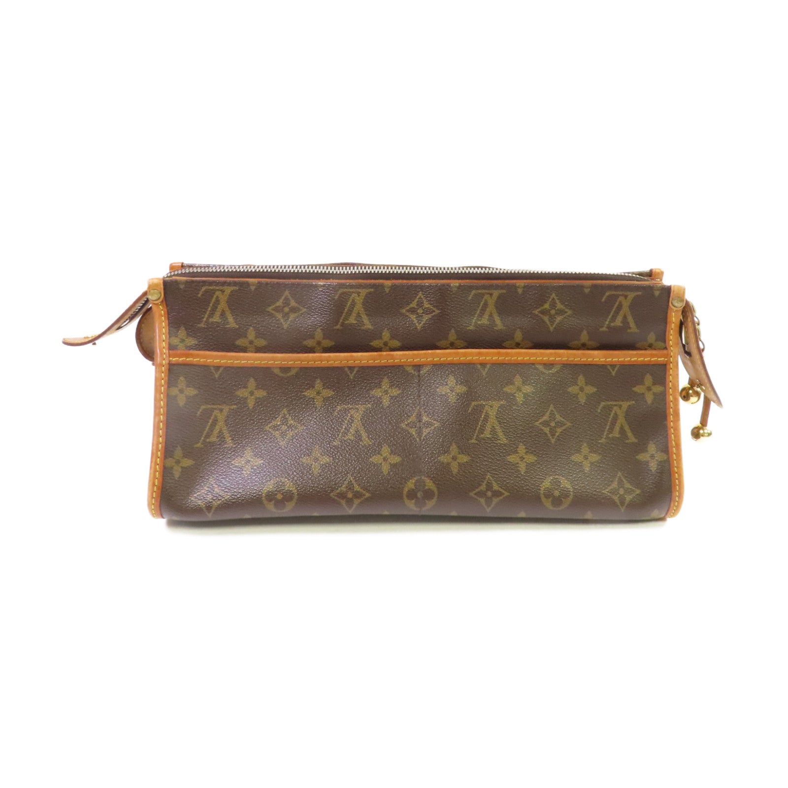 LOUIS VUITTON Monogram Popincourt Long Shoulder Bag金扣肩背袋啡色