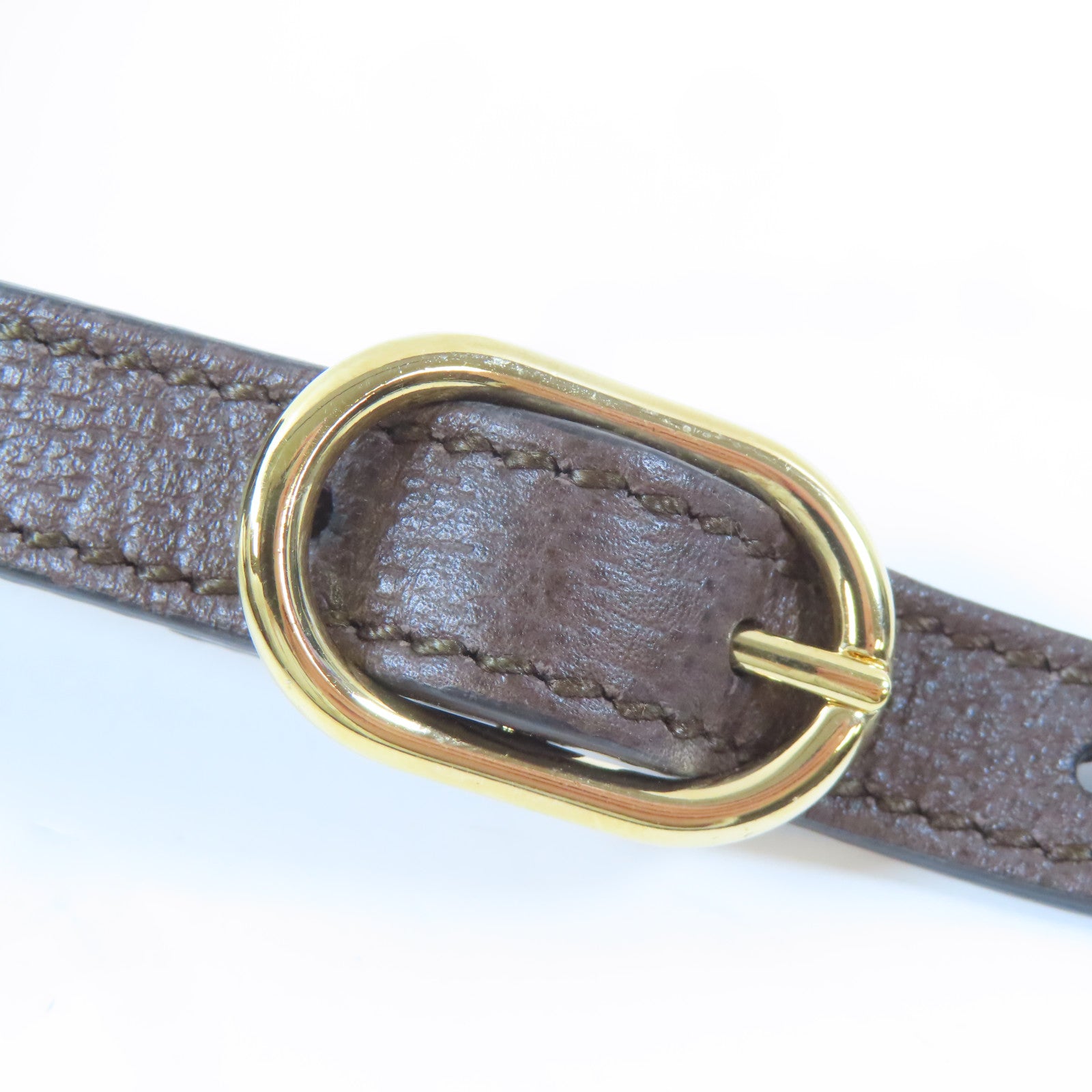 GUCCI 塗層帆布Ophidia金扣肩背袋棕色